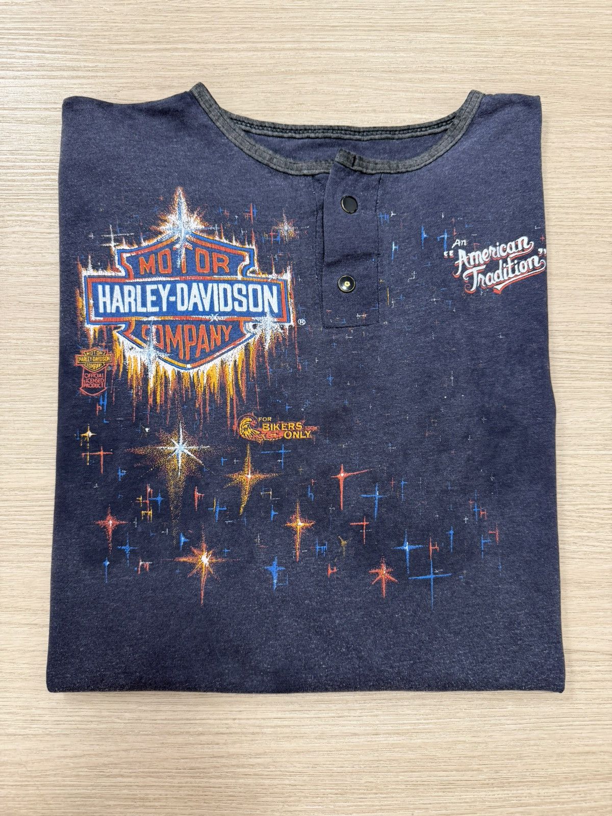 Other Vintage 80s harley-davidson tee Size US L / EU 52-54 / 3 - 1 Thumbnail