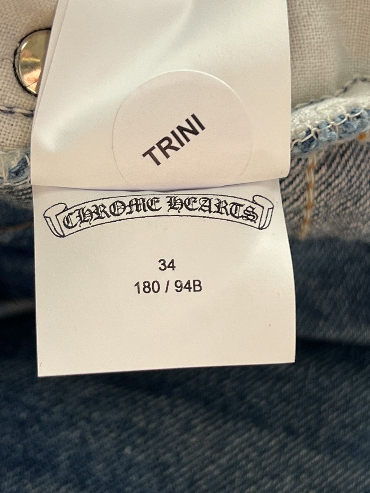 Chrome Hearts Chrome Hearts Leather Patch Jeans Size US 34 / EU 50 - 11 Thumbnail