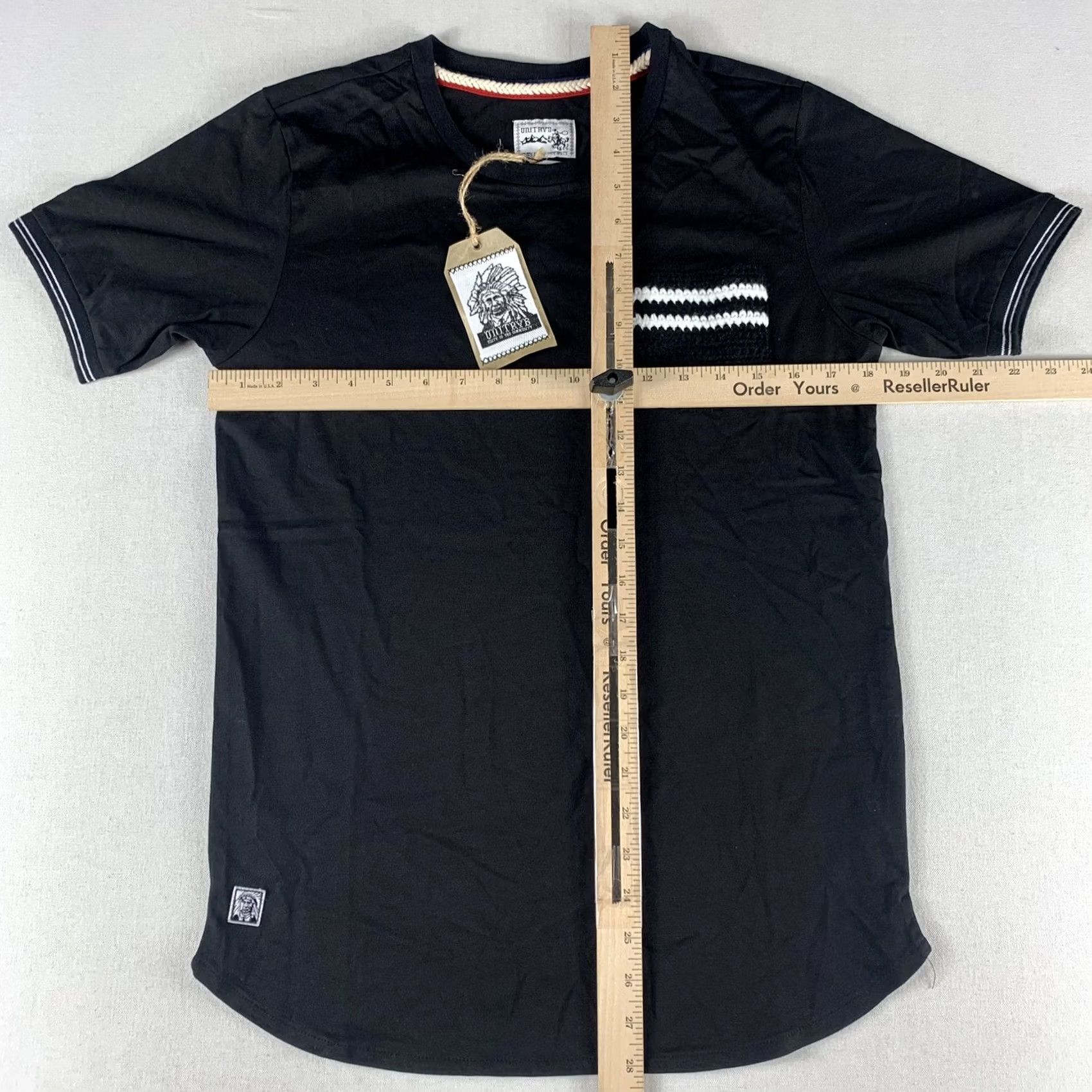 Vintage UNITRYB SHIRT Men S BLACK CREWNECK SHORT SLEEVE NWT Crewneck Shirt Size US S / EU 44-46 / 1 - 5 Thumbnail