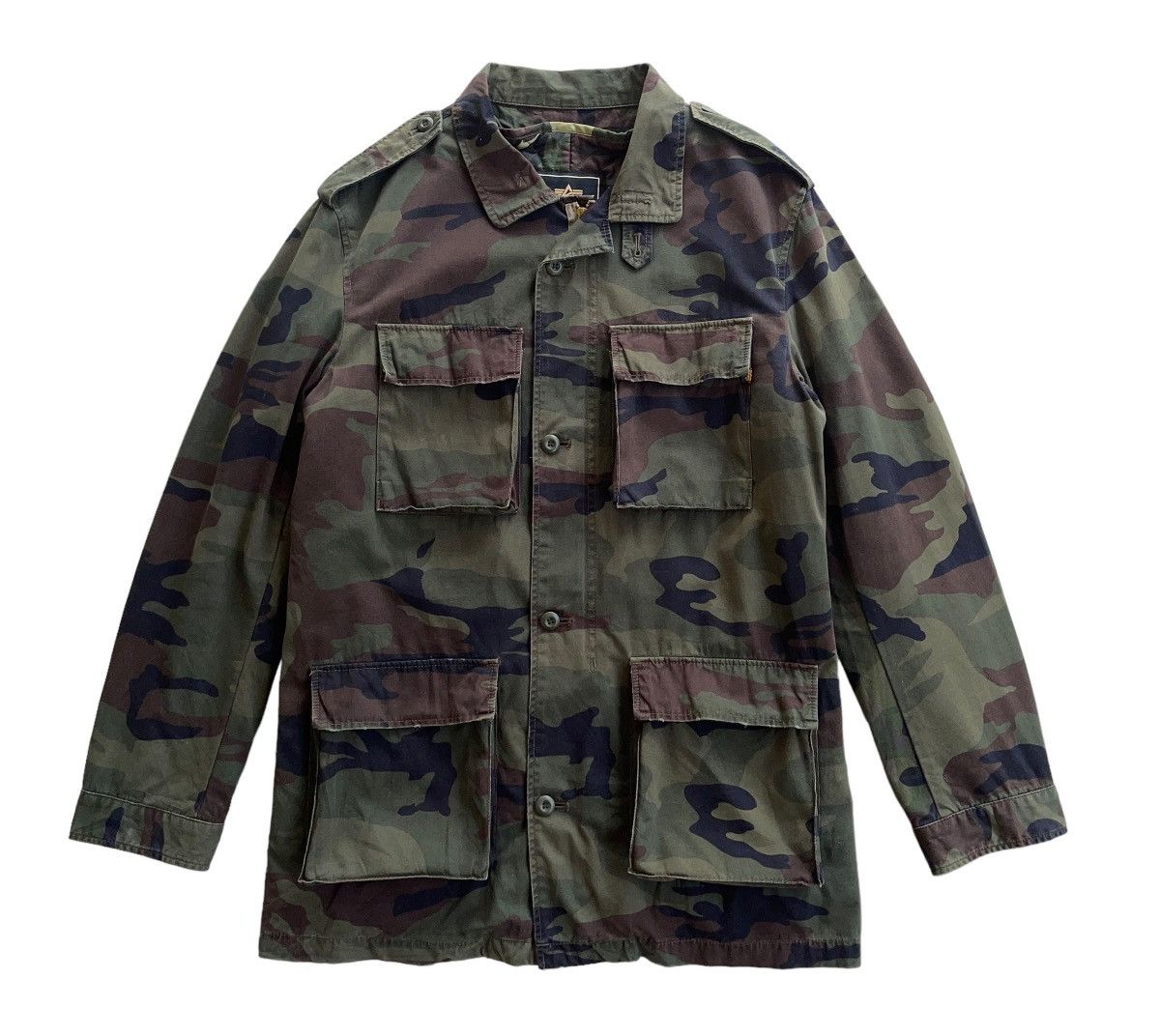 Alpha Industries Alpha Industries Camo Field Jacket Size US XL / EU 56 / 4 - 2 Thumbnail