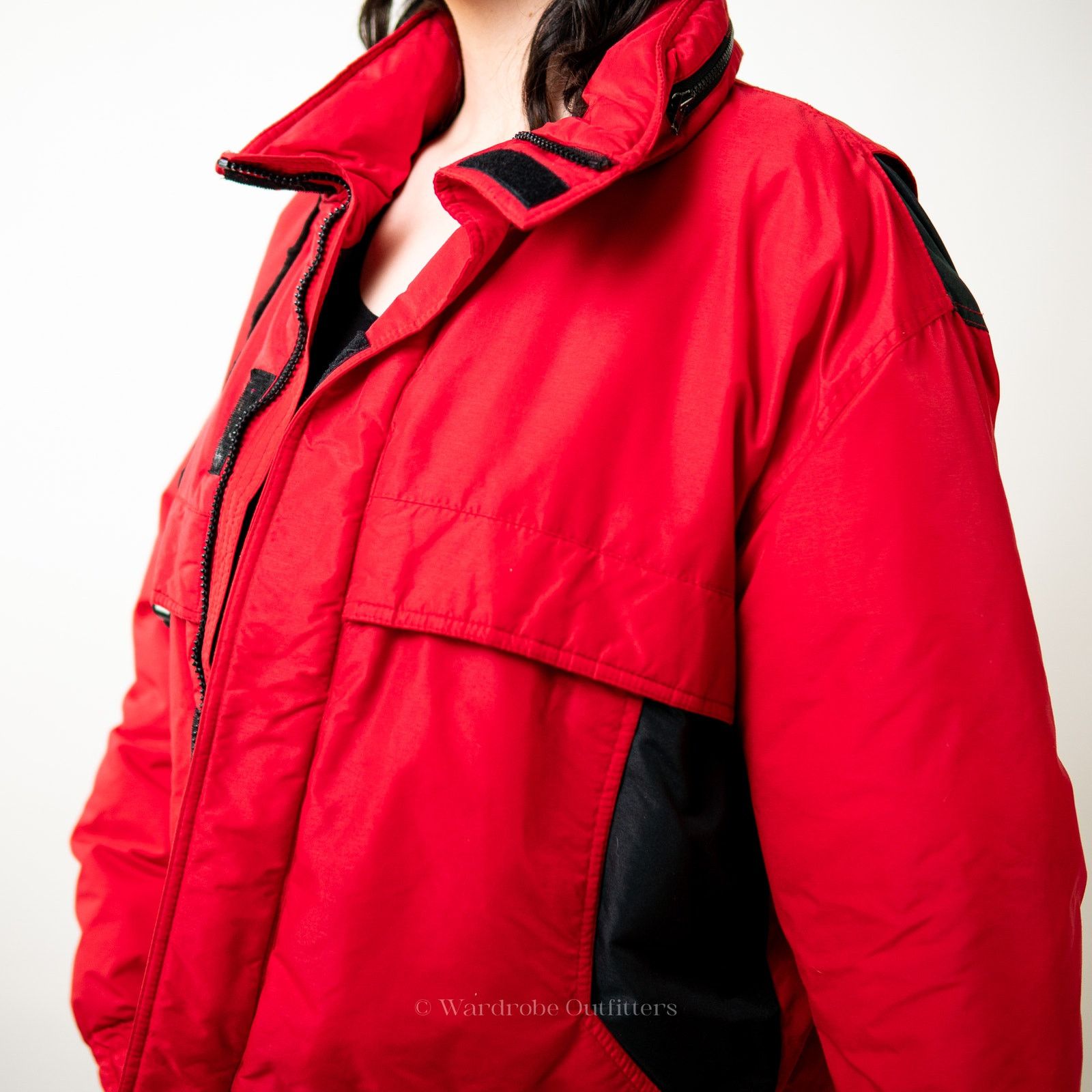 Other Vintage 90s Red Puffer Ski Jacket by [St. Moritz] - XL Size XL / US 12-14 / IT 48-50 - 9 Thumbnail