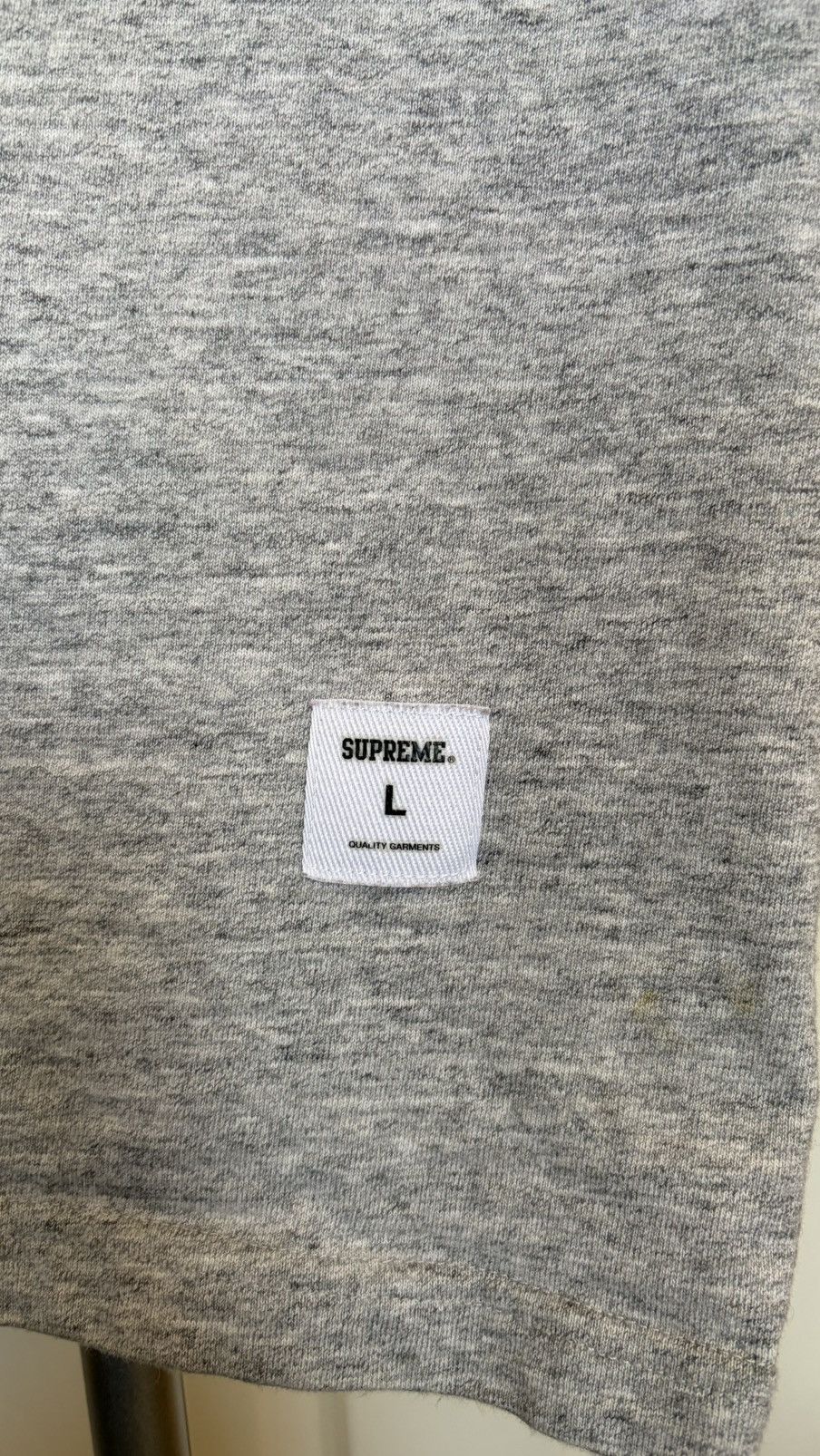 Supreme Supreme Reflective Logo Long Sleeve Grey Size L Size US L / EU 52-54 / 3 - 3 Thumbnail