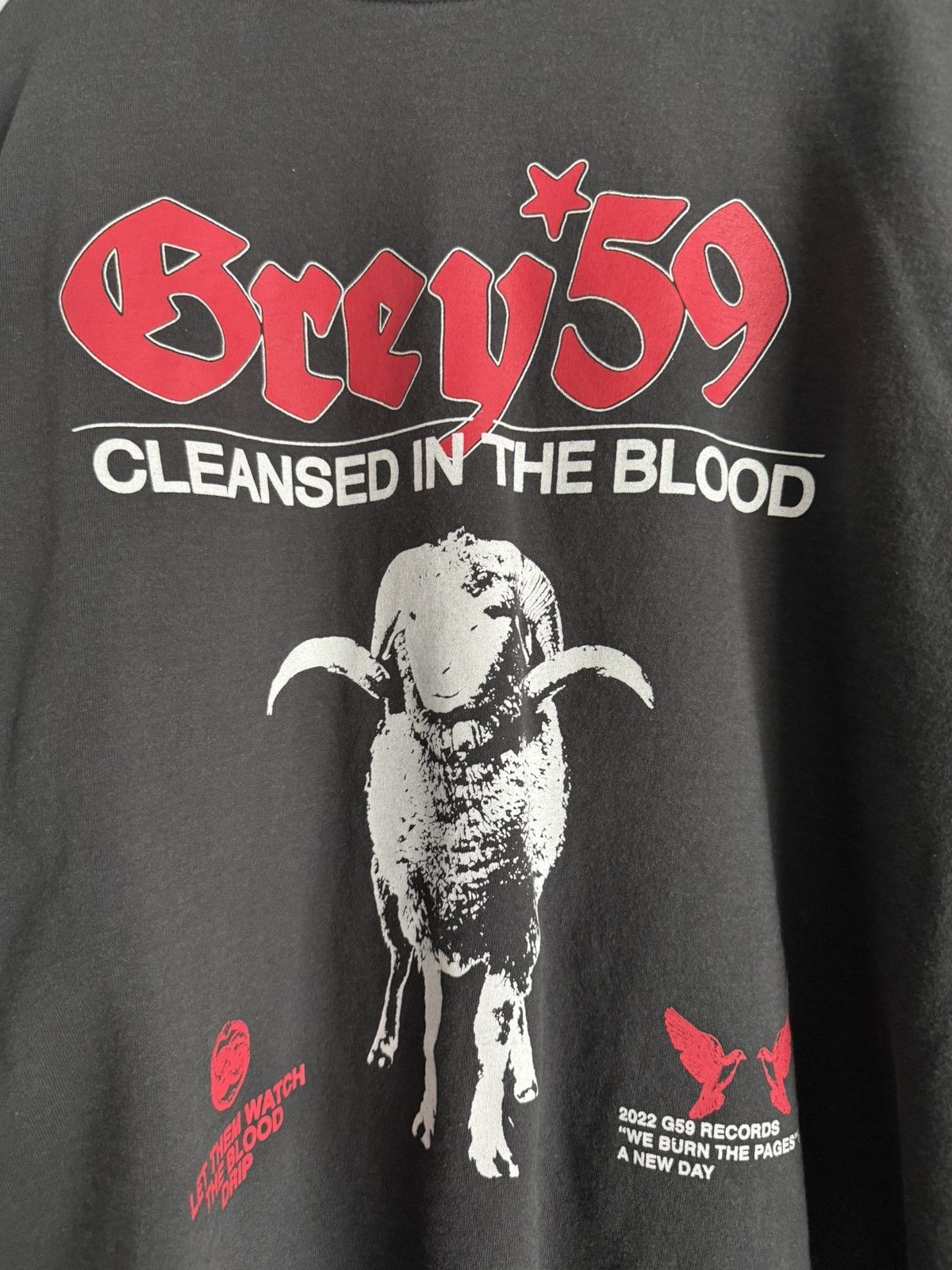 G59 Records suicideboys G59 Cleansed in the blood CHARCOAL staff goat Size US XL / EU 56 / 4 - 16 Thumbnail