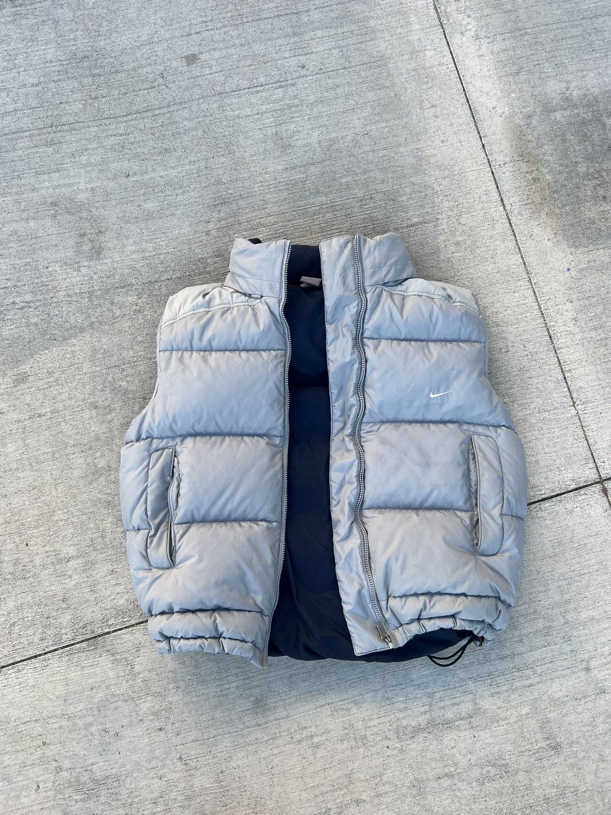Nike 90s Vintage Nike Puffer Down Vest Size US L / EU 52-54 / 3 - 1 Thumbnail