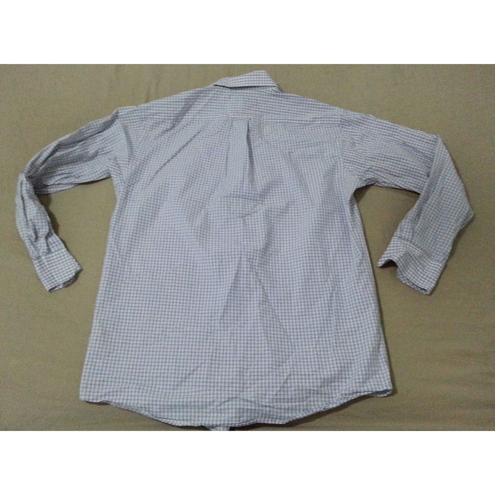 Tommy Hilfiger Tommy Hilfiger Dress Shirt Mens Medium M 15 1/2 32 33 White Cotton Long Button Size 40R - 2 Thumbnail