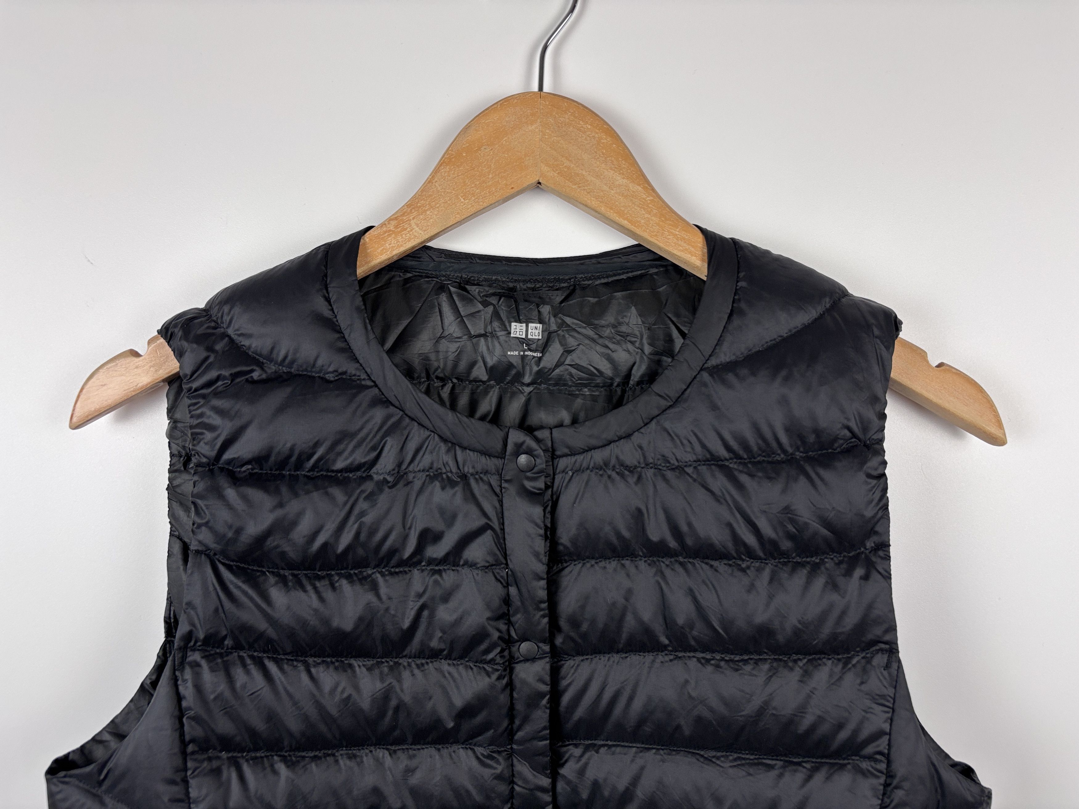 Uniqlo Mens Uniqlo Down Puffer Vest Black Size L Size L / US 10 / IT 46 - 3 Thumbnail