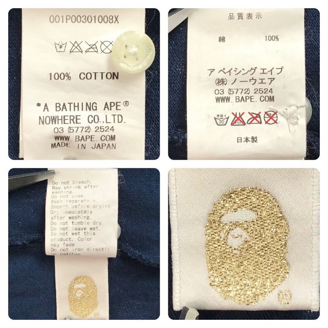 Bape × Nigo BAPE LOGO polo shirt a bathing ape NIGO Size US L / EU 52-54 / 3 - 6 Thumbnail
