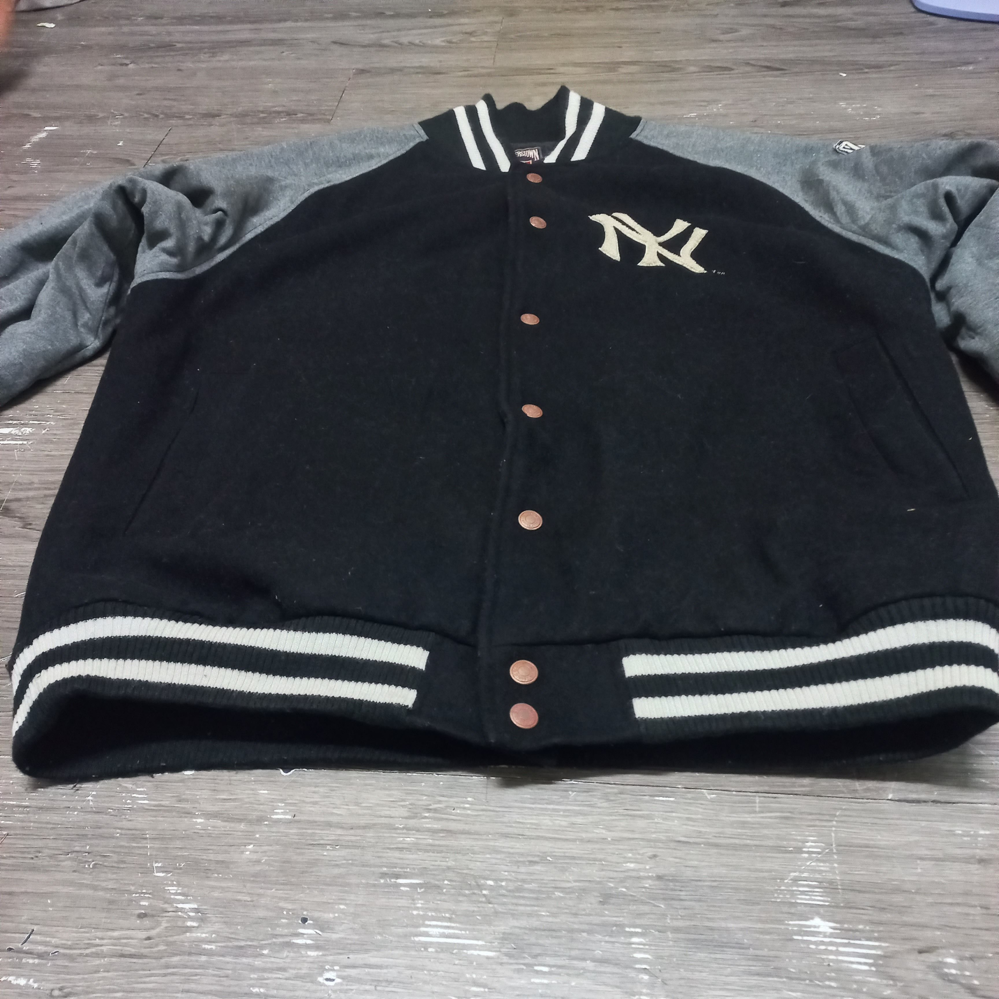 New York Yankees × Vintage Vintage new york yankees varsity baseball jacket Size US L / EU 52-54 / 3 - 4 Thumbnail