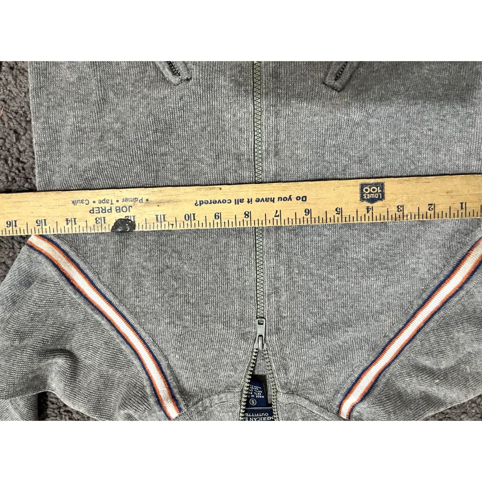 American Eagle Outfitters American Eagle Womens Sweater Hoodie Jacket Full Zip Up Dark Gray Size Small Size S / US 4 / IT 40 - 4 Thumbnail