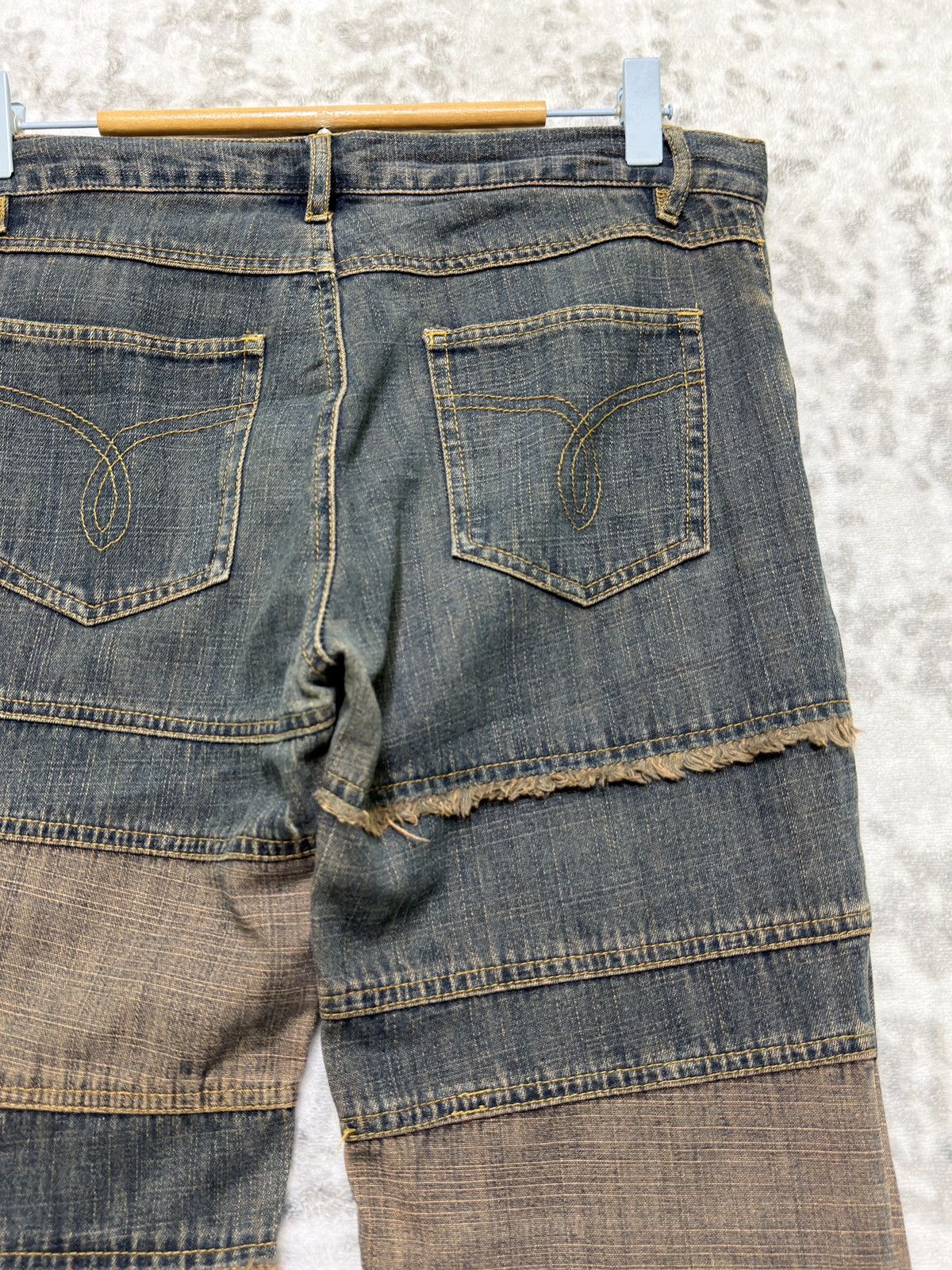 Hysteric Glamour Hagi Patchwork Flared Y2K Grunge Denim Size US 30 / EU 46 - 10 Thumbnail