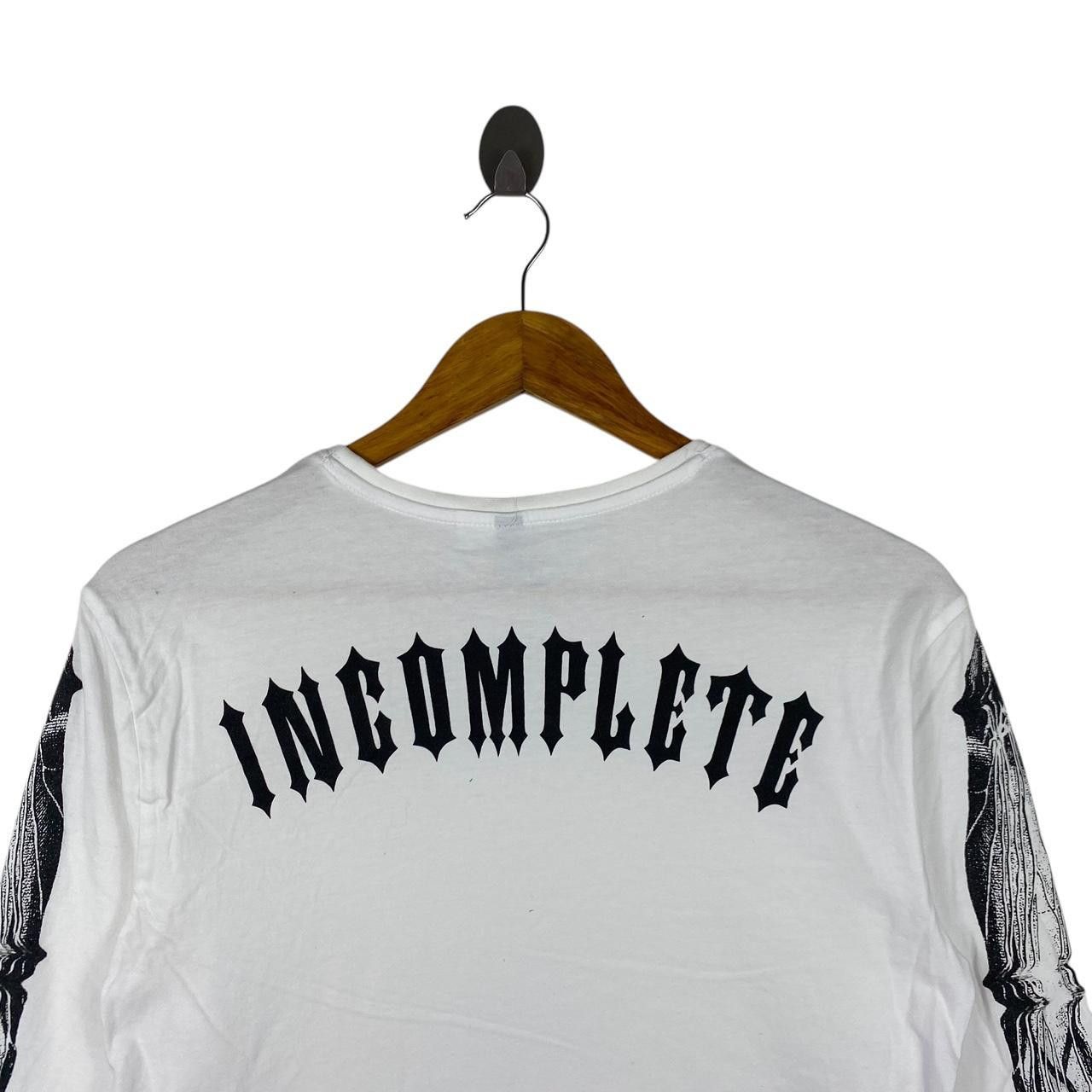 Divided H&M DIVIDED COLLECTION Incomplete Skull Tattoo Tee Shirt Top Size XS / US 0-2 / IT 36-38 - 4 Thumbnail
