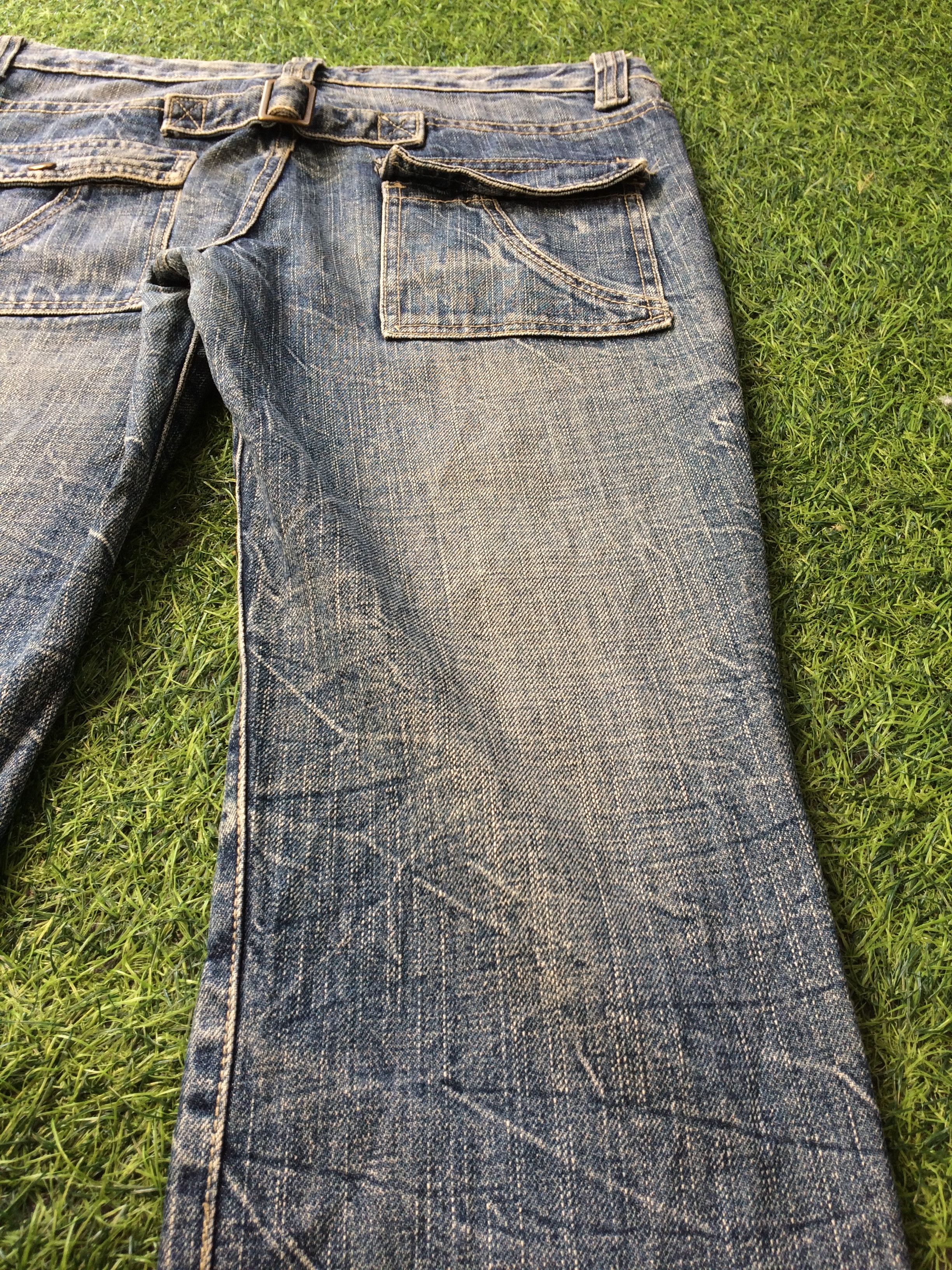 If Six Was Nine Distressed Japanese Low Rise Denim D-533 Size 27" / US 4 / IT 40 - 9 Thumbnail