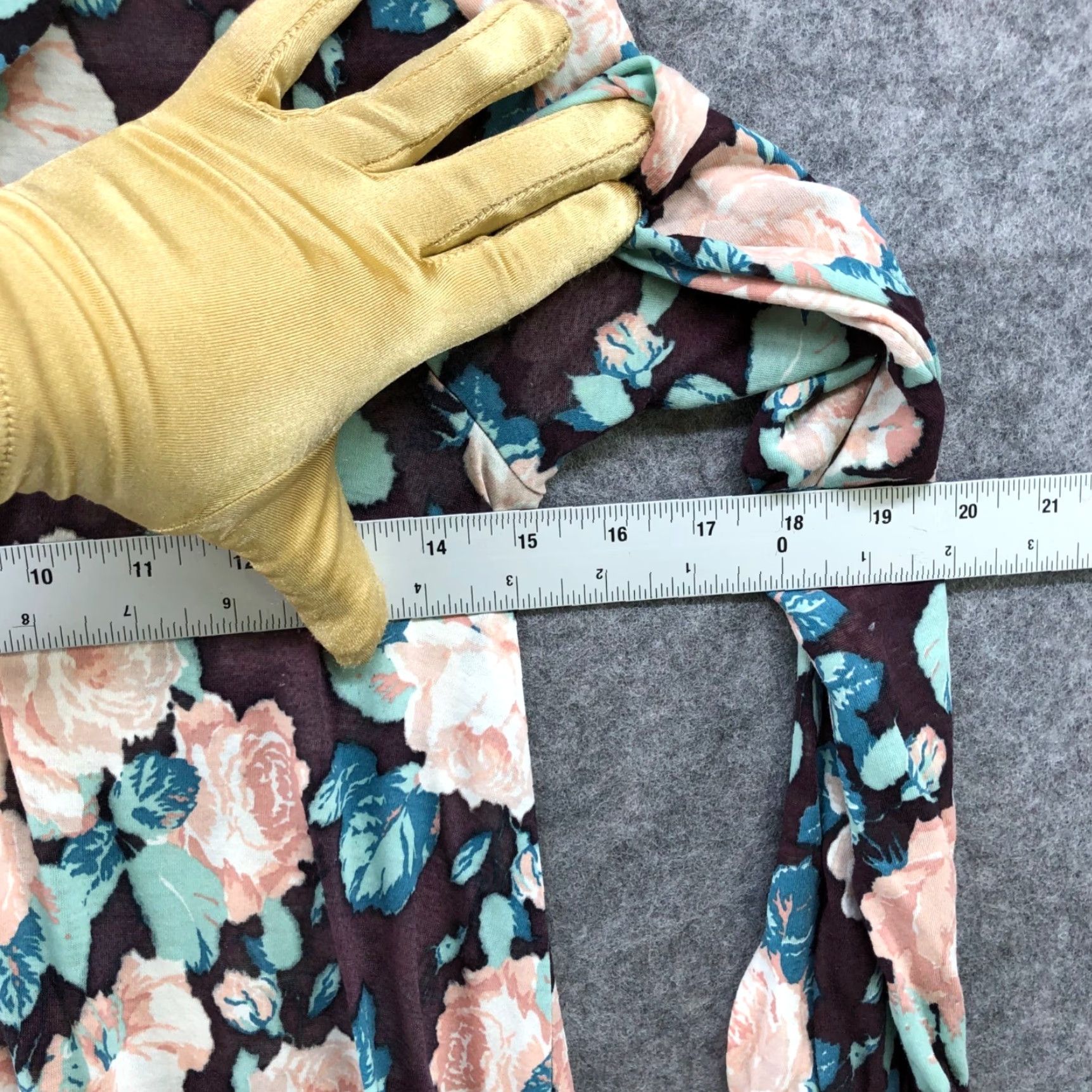 Topshop Topshop Dress Women's 4 Long Sleeve Floral Peter Pan Collar Multicolor Polyester Back Zip Mini Size S / US 4 / IT 40 - 5 Thumbnail
