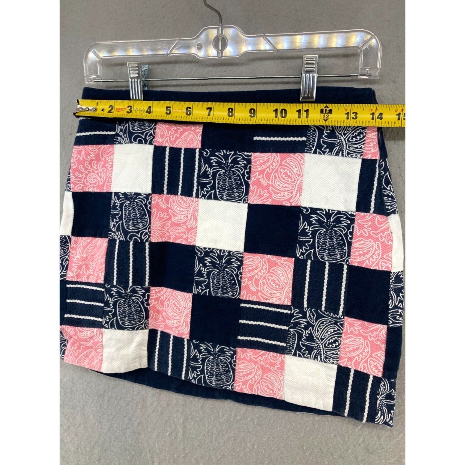 Vineyard Vines VINEYARD VINES Womens Plaid Mini Skirt 0 Blue Casual Preppy Size 25" / US 0 / IT 36 - 2 Thumbnail