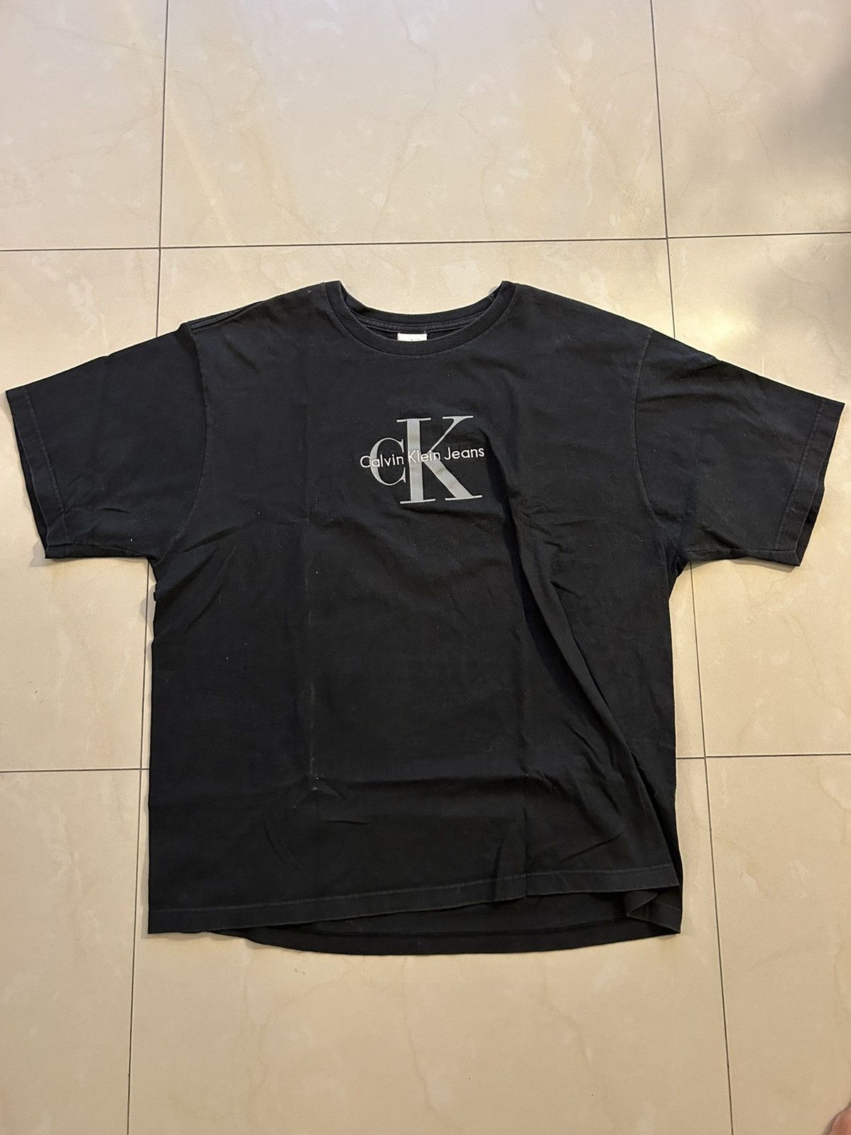 Calvin Klein × Vintage 1990s Calvin Klein tee Size US XL / EU 56 / 4 - 1 Thumbnail
