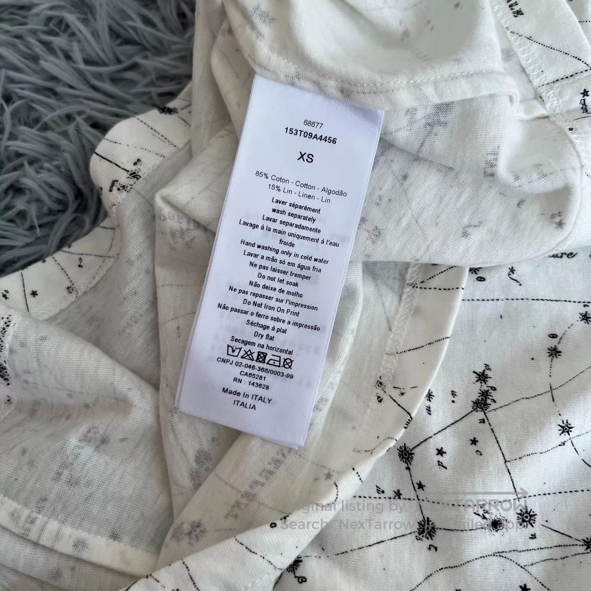 Dior Dior Constellation Star Short-Sleeve T-Shirt. Size XS / US 0-2 / IT 36-38 - 5 Thumbnail