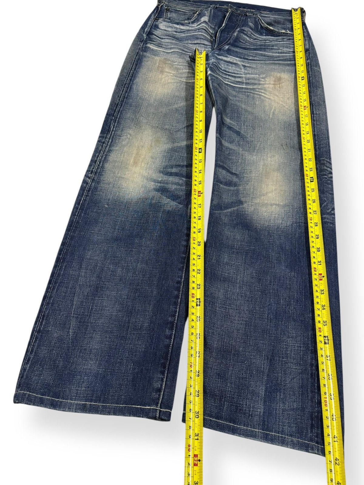 Levi's Vintage 70s Levis 501XX Big E Selvedge Mud Wash Jeans Repro Size US 31 - 14 Thumbnail