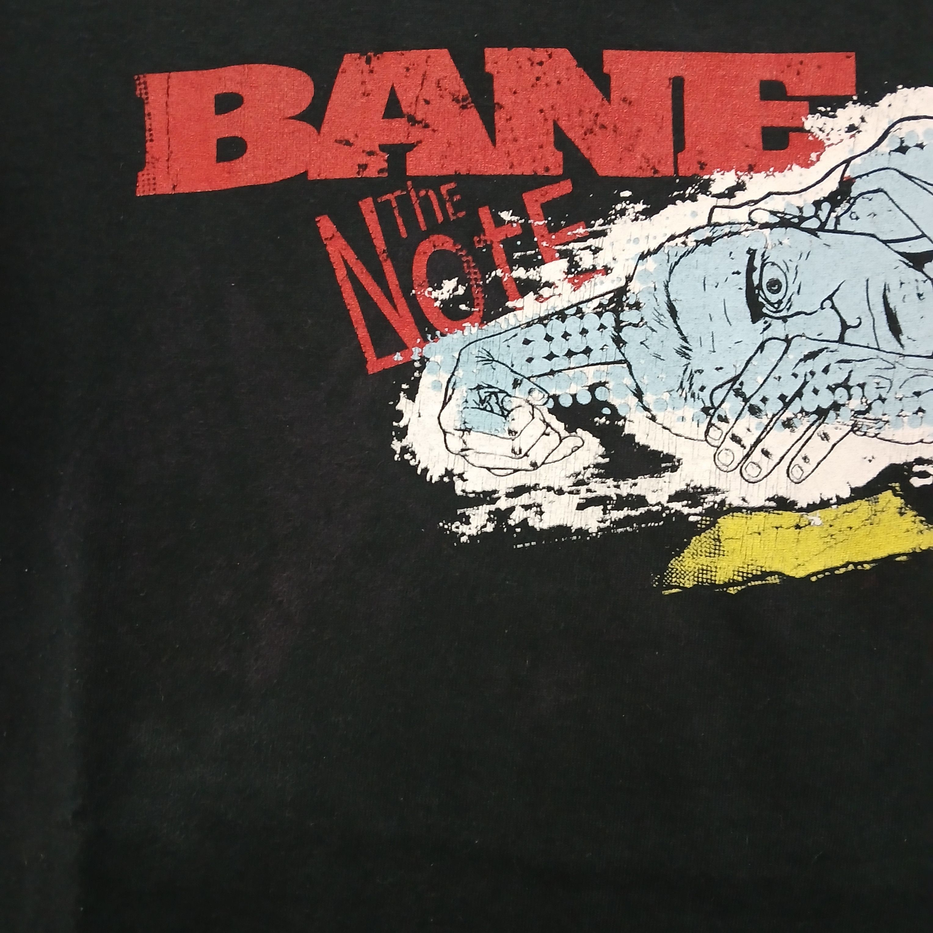 Band Tees BANE Hardcore Band Album The Note Vintage Early Tee 2000s Size US M / EU 48-50 / 2 - 5 Thumbnail