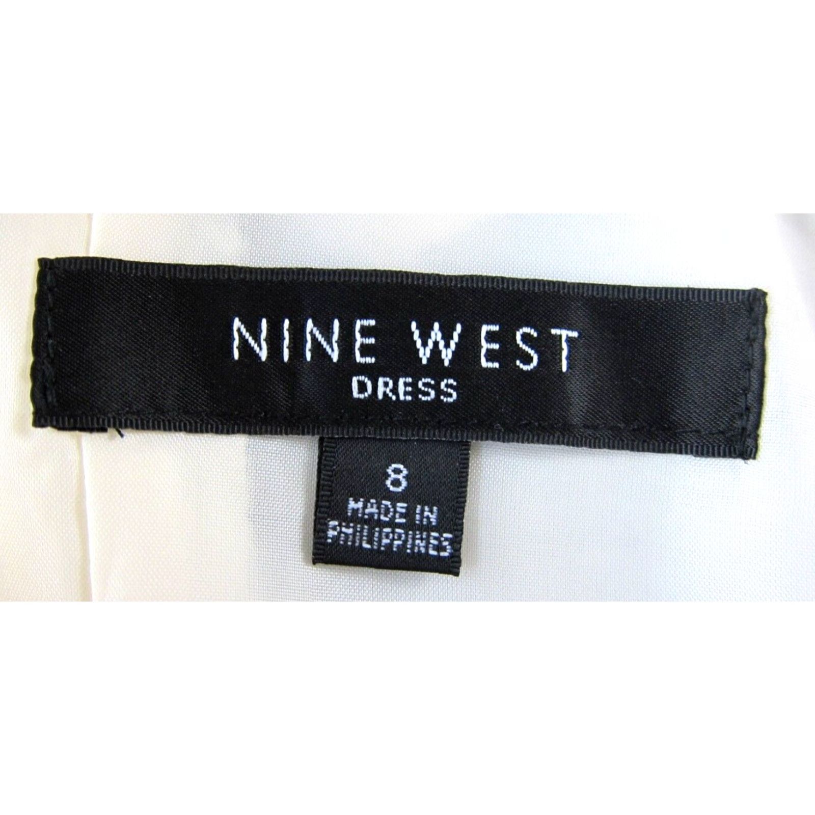 Nine West Nine West Black White Floral Cotton Sleeveless Sheath Tank Sun Dress Size 8 Size M / US 6-8 / IT 42-44 - 3 Thumbnail