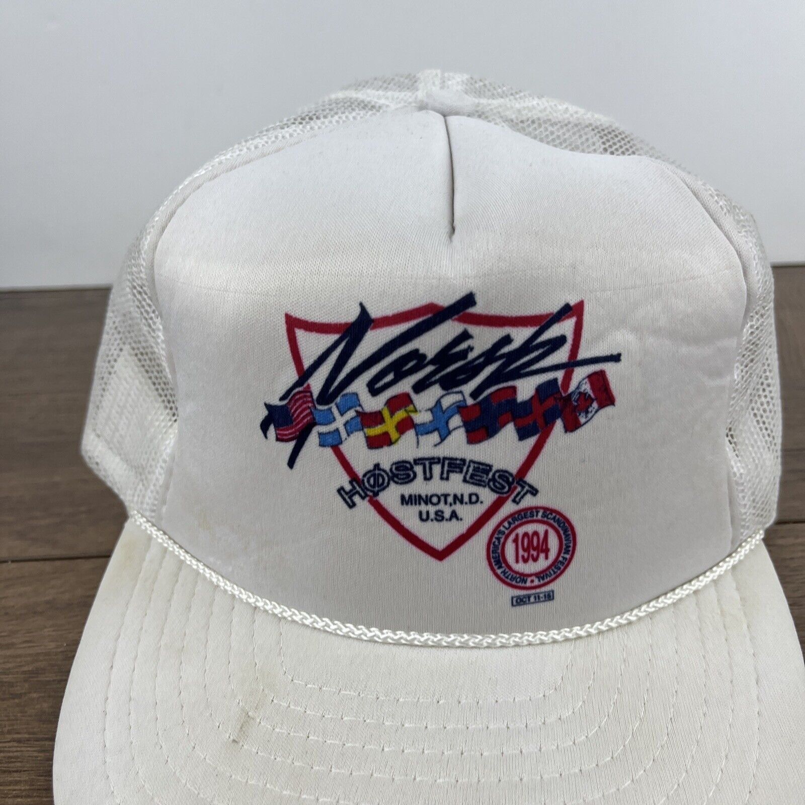 Other Hostfest Hat Hostfest Hat Snapback White Adjustable Hat Adul Size ONE SIZE - 6 Thumbnail