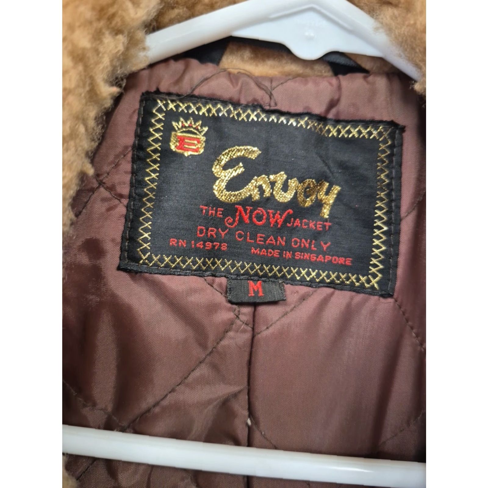 Vintage VINTAGE Envoy Now Jacket Coat Corduroy Belted Sherpa Collar Quilted Lining Brown 90s Women M Overcoat Coat Mens Womens Size M / US 6-8 / IT 42-44 - 3 Thumbnail