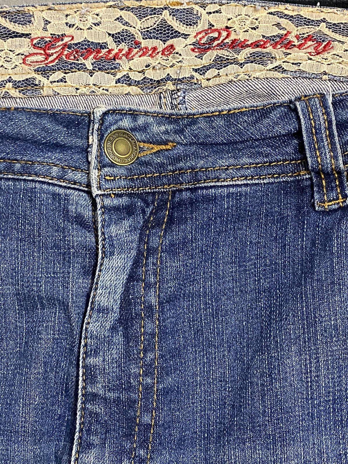 Japanese Brand Vintage Japanese Brands Blue Wash Flare Jeans Size US 37 - 12 Thumbnail