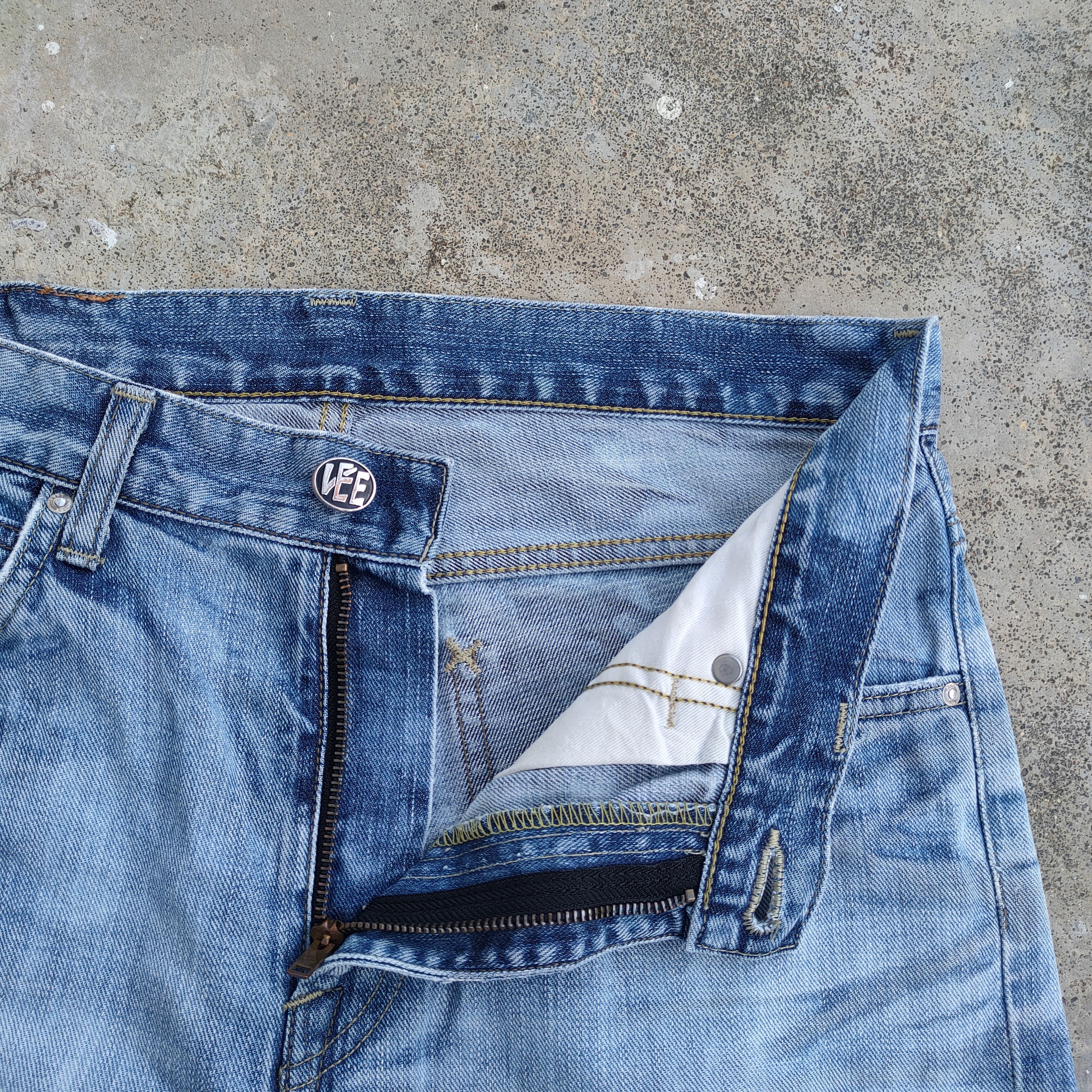 Lee Vintage Lee bootcut ripped faded jeans denim pants Size US 32 / EU 48 - 9 Thumbnail