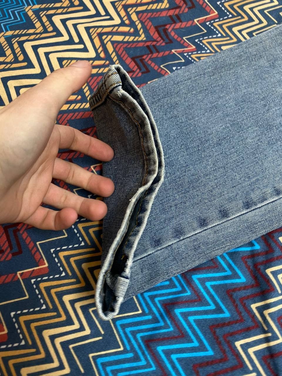Vintage × Wrangler Vintage Wrangler Faded Wash Style Jeans Size US 38 / EU 54 - 12 Thumbnail