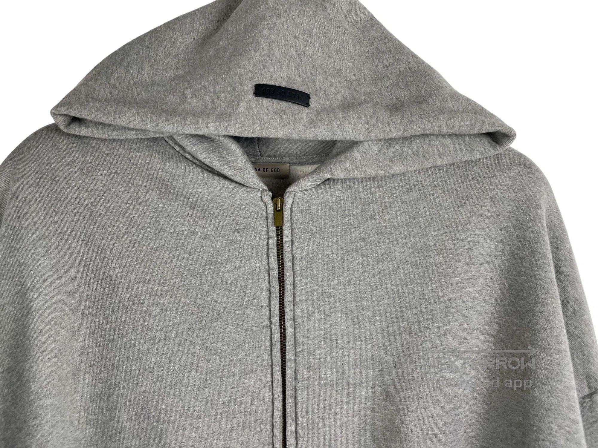 Fear of God FEAR OF GOD Shoulder Pad Zip Hoodie Size US M / EU 48-50 / 2 - 3 Thumbnail