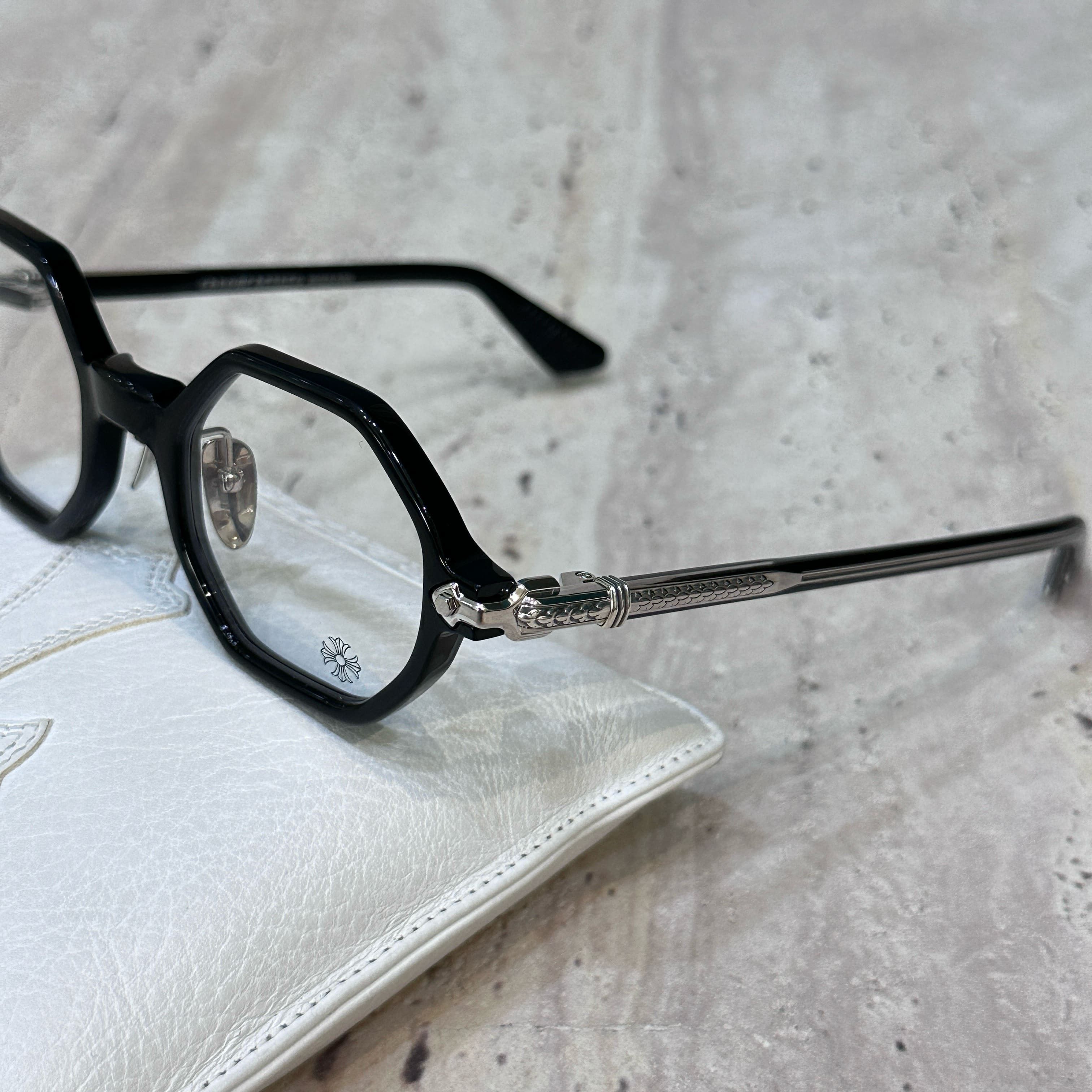 Chrome Hearts CHROME HEARTS Clitco-A BK Eyeglasses Size ONE SIZE - 3 Thumbnail