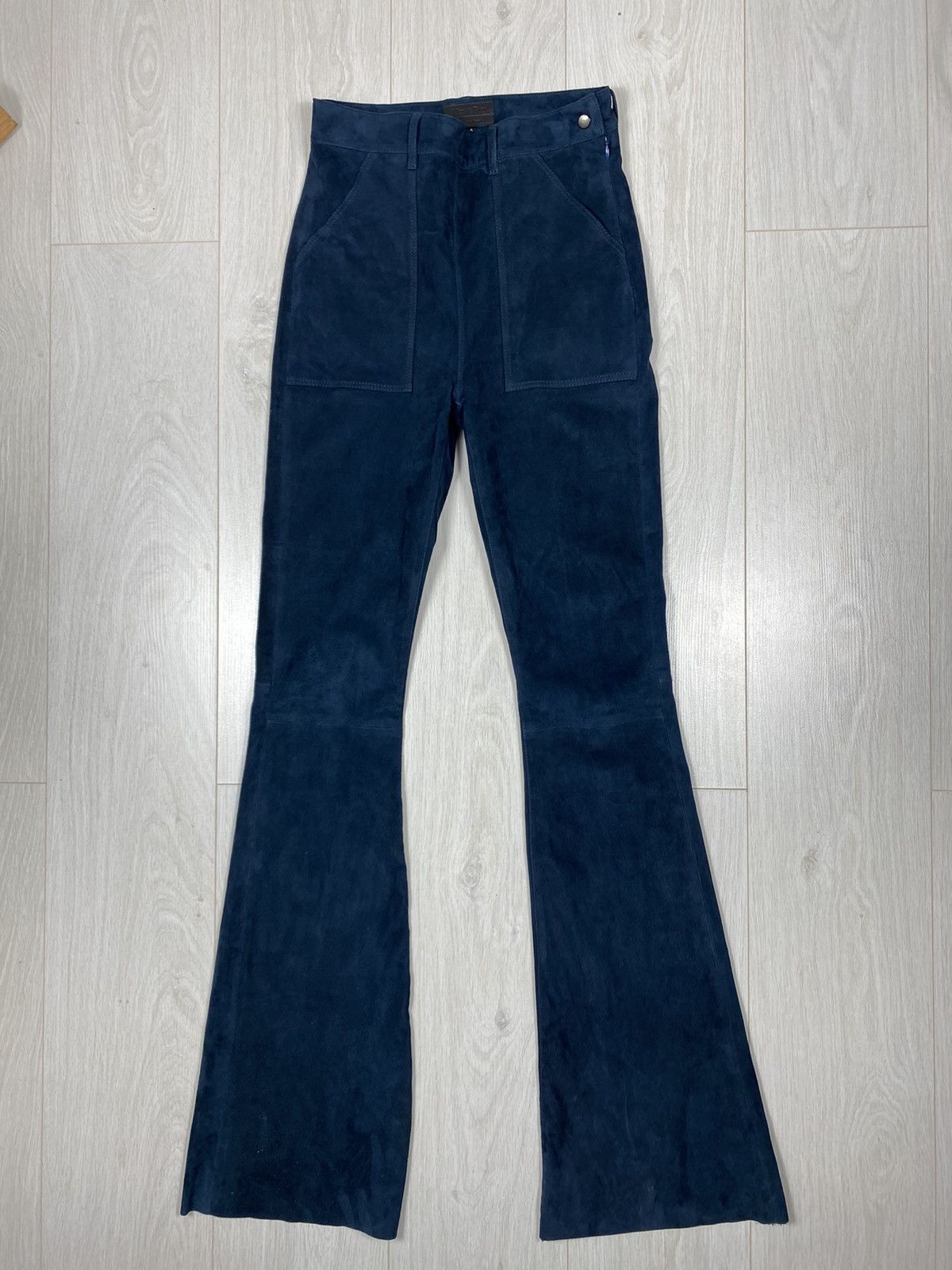 Designer Mon&Pau Cordero Suede Lola Pants Size 27" / US 4 / IT 40 - 4 Thumbnail