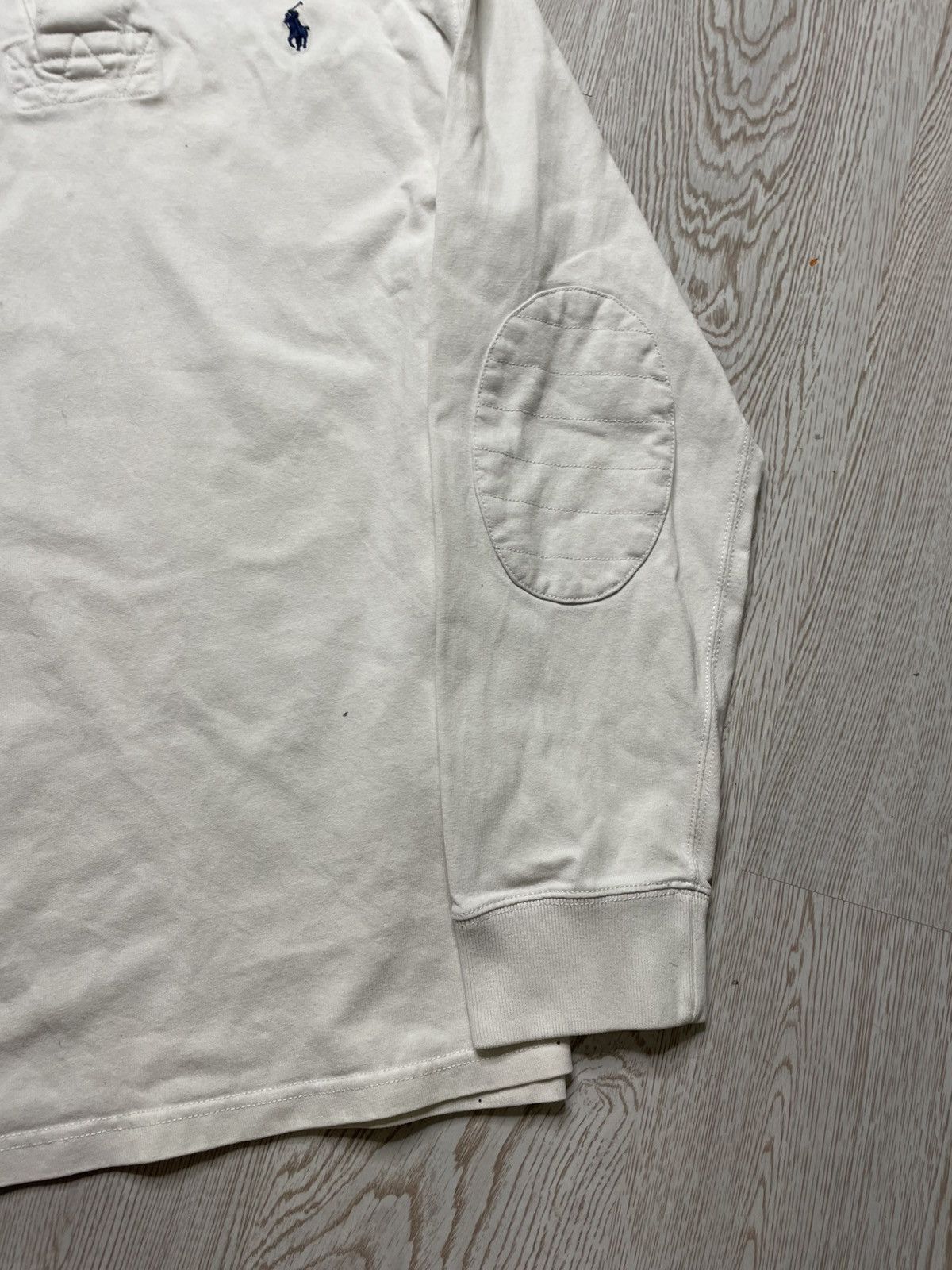 Polo Ralph Lauren × Vintage Vintage 90s Y2K Polo Ralph Lauren White Rugby shirt size xxl Size US XXL / EU 58 / 5 - 4 Thumbnail