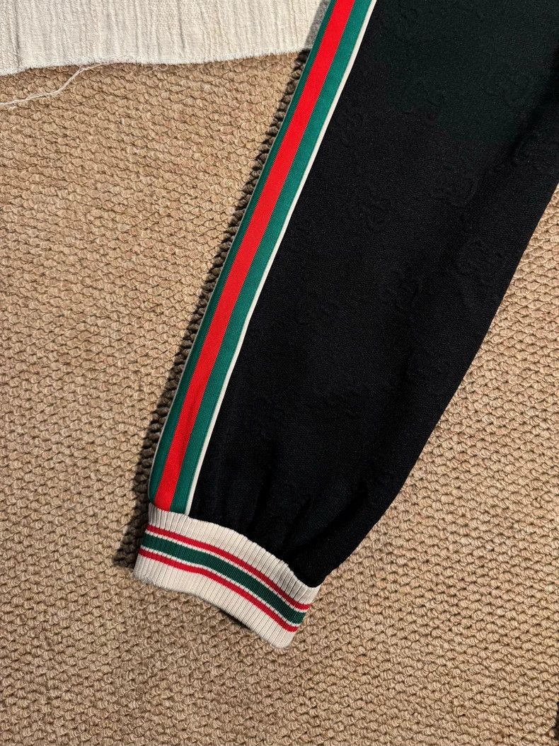 Gucci Gucci Size 2XL Dark pattern full-print leg-tie sports sweat Size US 35 - 4 Thumbnail