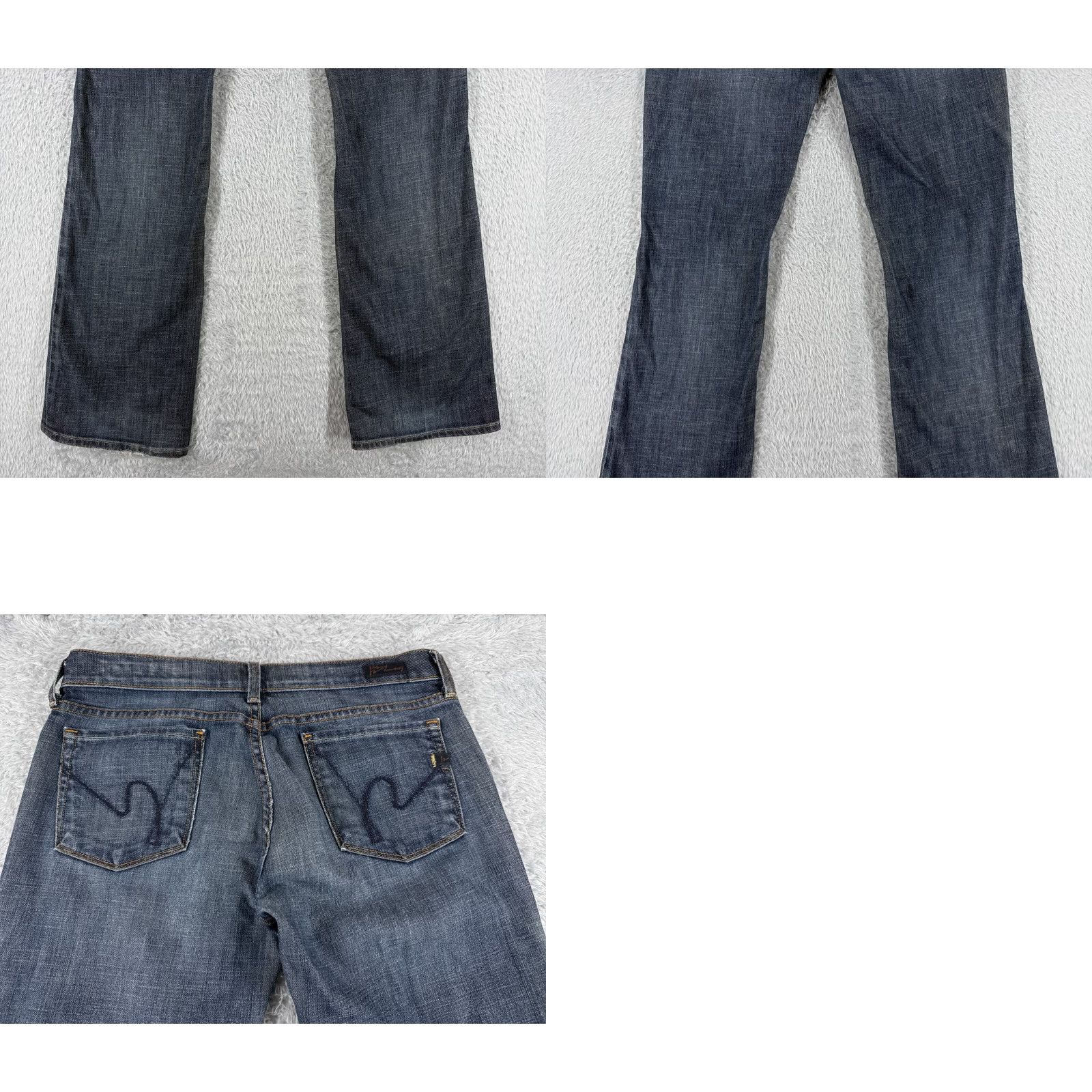 Citizens Of Humanity VINTAGE Citizens of Humanity Jeans Women 29 Blue Denim Kelly 001 Bootcut 29x33 Distressed Pockets Modern Western 29 Women Size 29" - 10 Thumbnail