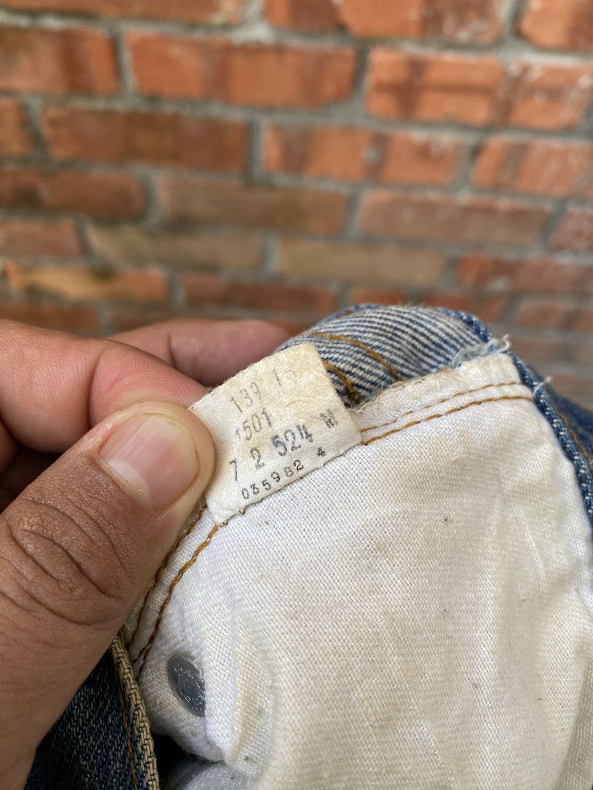Levi's × Levi's Vintage Clothing × Vintage W30x34.5 vintage levi's 501 redline 80s made in USA Size US 30 / EU 46 - 9 Thumbnail