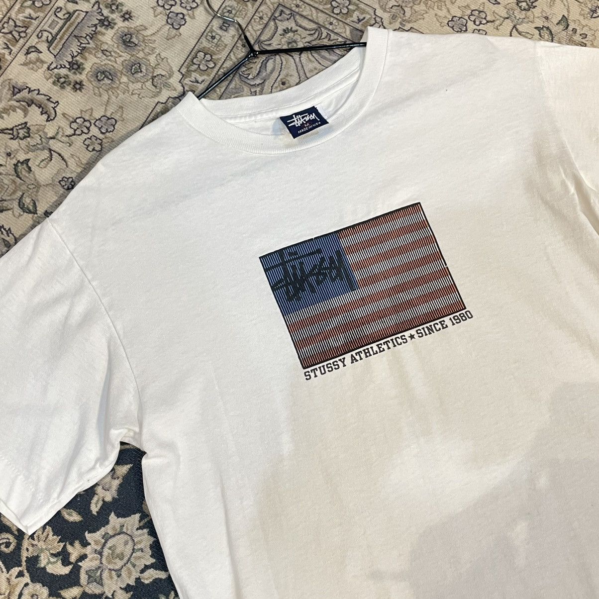 Stussy Stussy Athletic Skull inside Flag Size US M / EU 48-50 / 2 - 3 Thumbnail