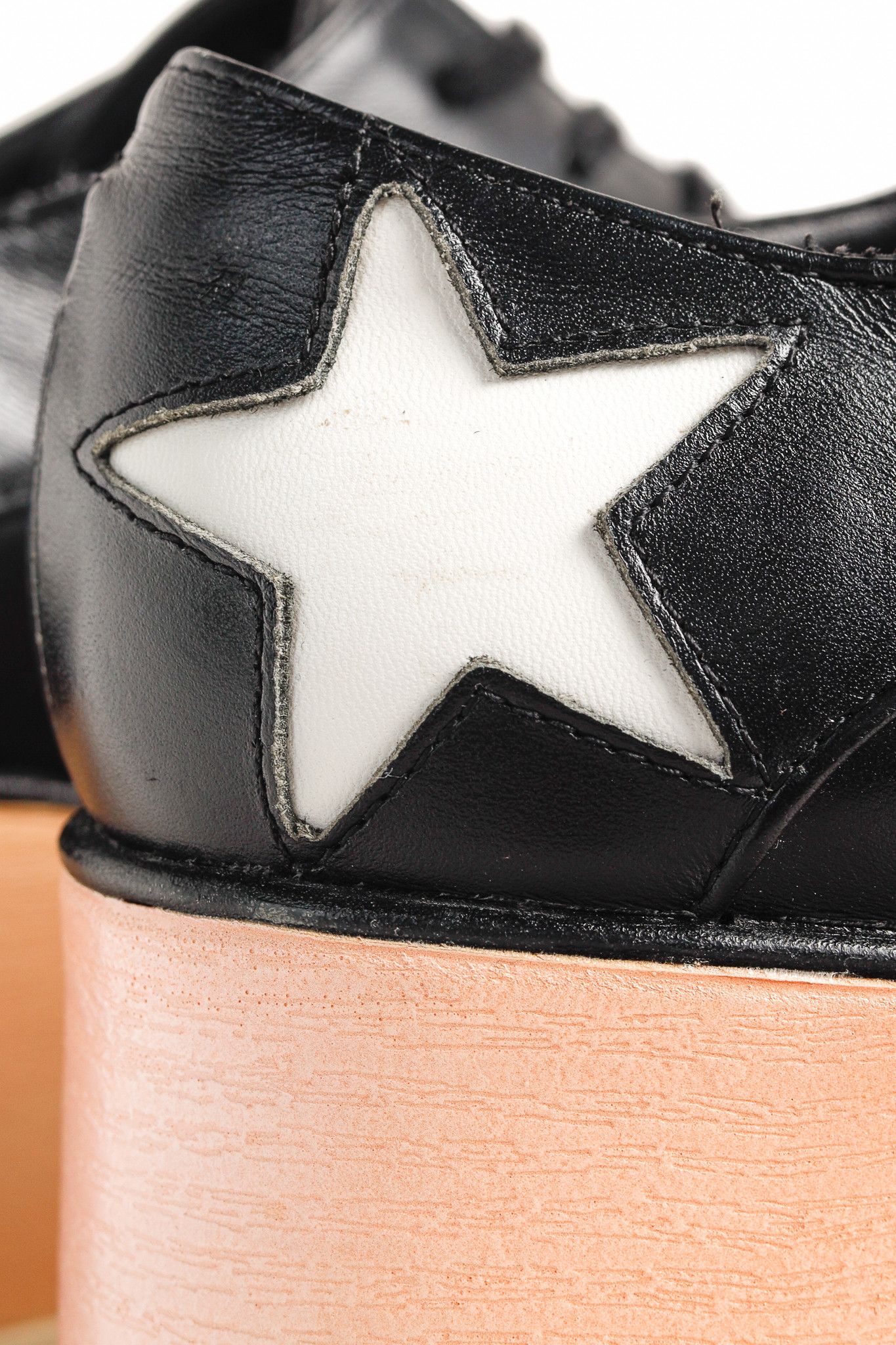 Stella McCartney Stella McCartney Star Vegan Elyse Platform Derby Shoes Size US 5 / IT 35 - 9 Thumbnail