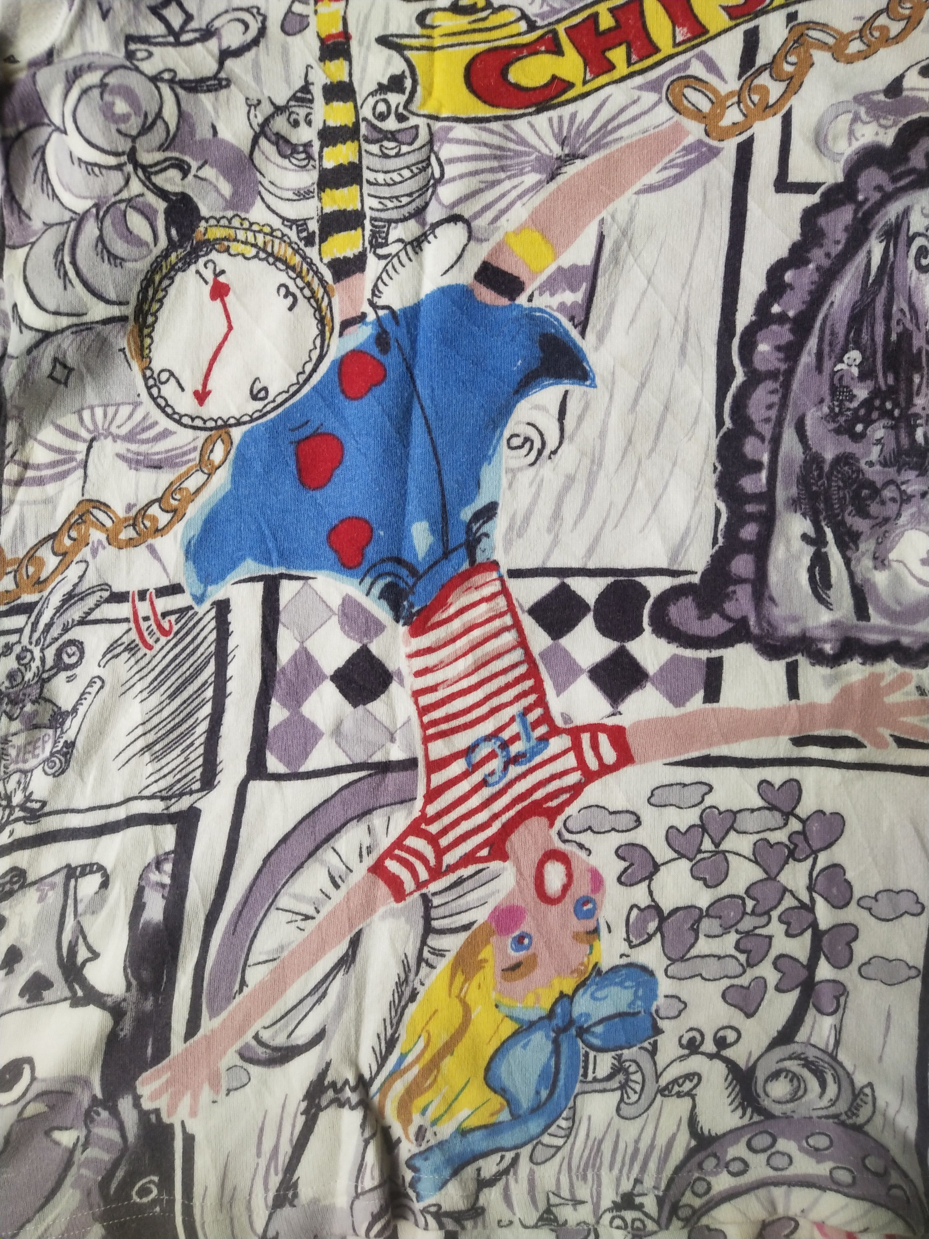 Tsumori Chisato Tsumori Chisato Alice in Wonderland All-Over Print Shirt Size M / US 6-8 / IT 42-44 - 5 Thumbnail
