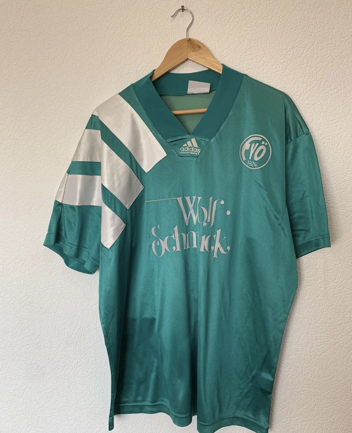 Vintage VINTAGE ADIDAS EQUIPMENT 90’s FV OSCHELBRONN SOCCER JERSEY Size US XL / EU 56 / 4 - 1 Thumbnail