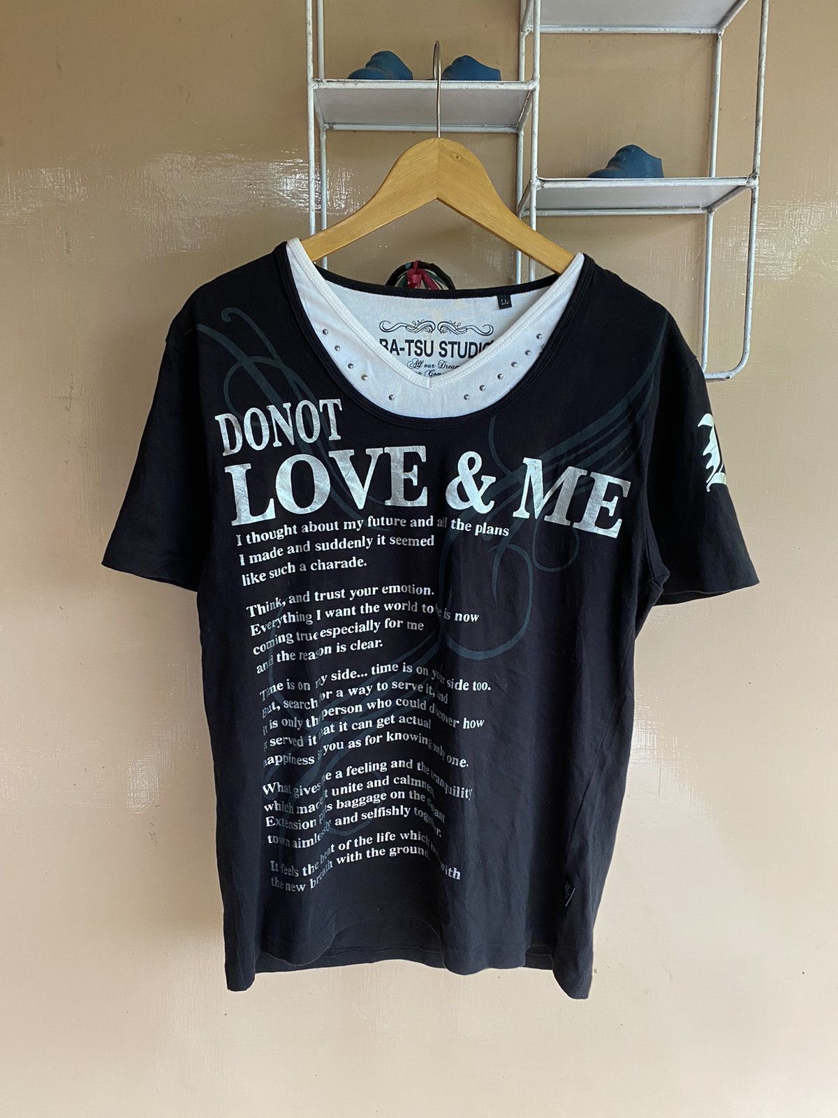 Hysteric Glamour 🖤BLACKDAY🖤Batsu studio poem love and me hysteric maniac Size US L / EU 52-54 / 3 - 1 Thumbnail