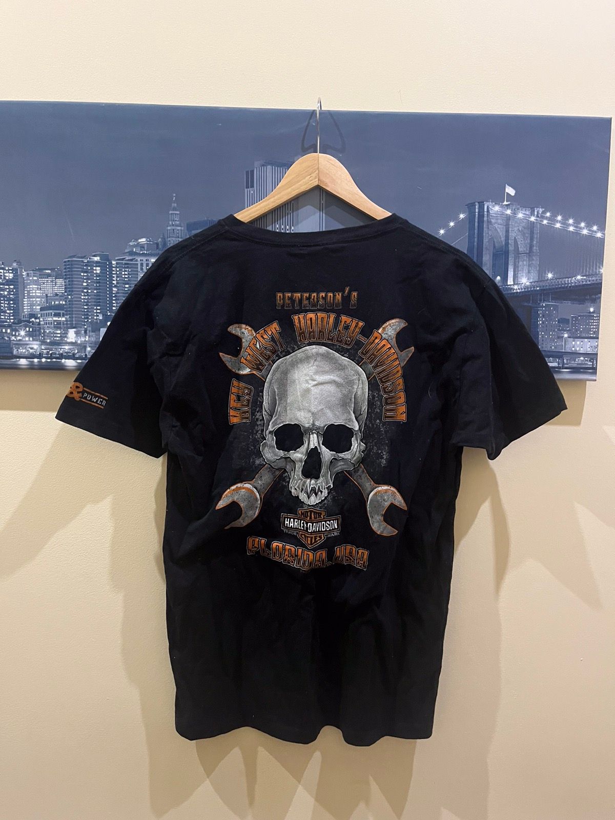 Pre-owned Harley Davidson T-shirt  Vintage In Black