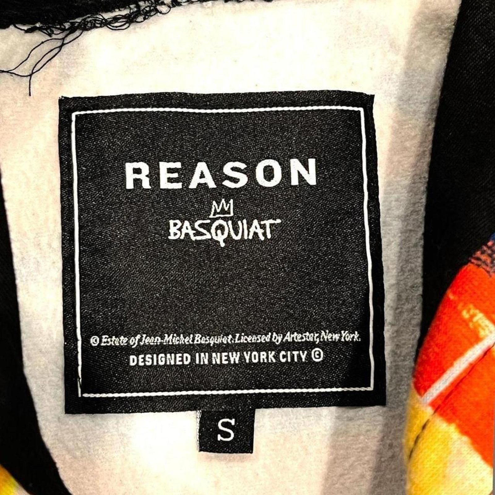 Reason Reason x Jean-Michel Basquiat Multicolor AOP Graphic Hoodie Size US S / EU 44-46 / 1 - 4 Thumbnail