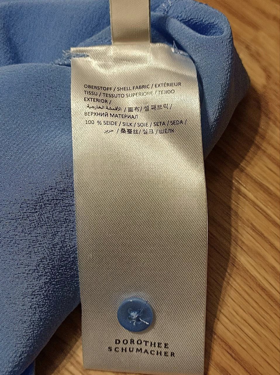 DOROTHEE SCHUMACHER Dorothee Schumacher Blue Silk Blouse Shirt Size 2 / S Size S / US 4 / IT 40 - 9 Thumbnail