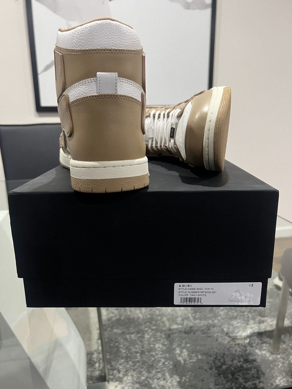 Amiri AMIRI Skel Top High “TAN” Size US 15 / EU 48 - 7 Thumbnail