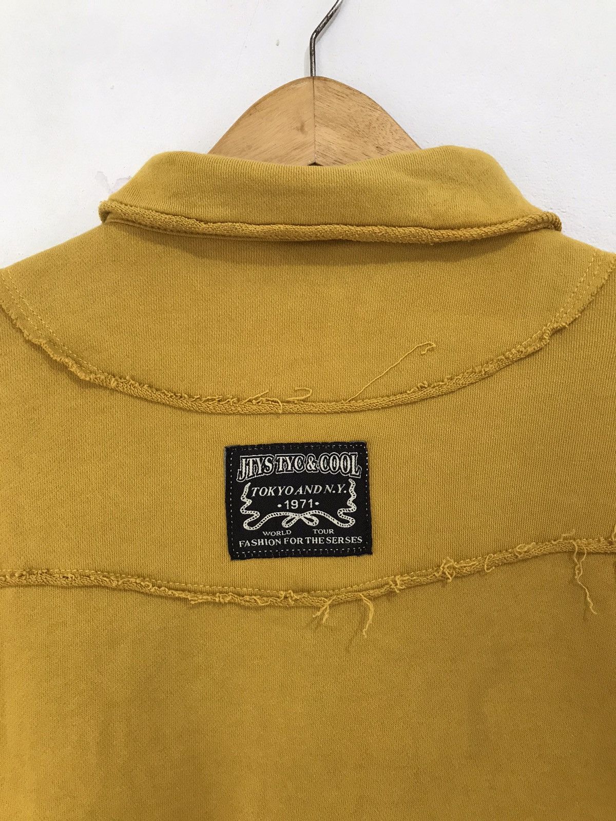 Japanese Brand Vintage Asymmetrical Zip distressed jacket Tokyo New york Size US M / EU 48-50 / 2 - 9 Thumbnail