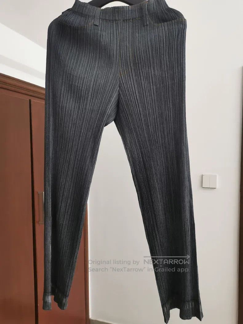 Issey Miyake Issey Miyake size:1 Denim Straight-Leg Pants Size 31" - 1 Thumbnail