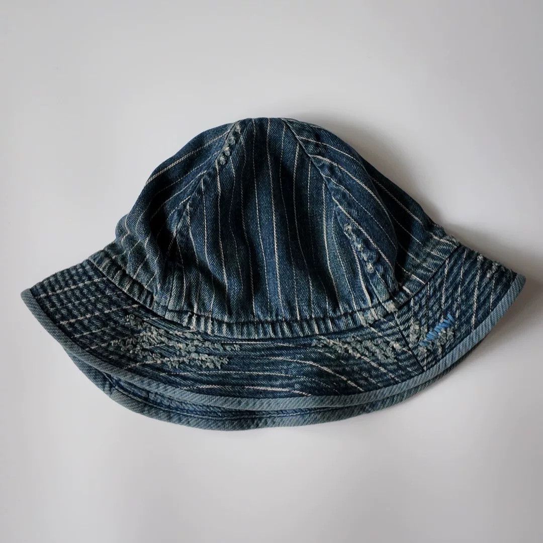 Porter Classic classic denim bucket hat for summer style Size ONE SIZE - 1 Thumbnail