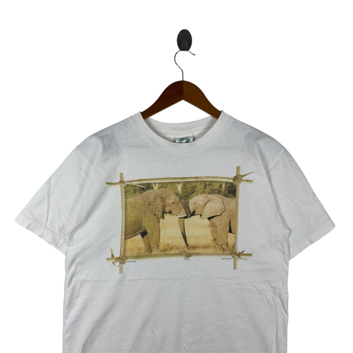 Vintage Vintage FRANS LANTING PHOTOGRAPHER Fotofolio Elephant Tee Size M / US 6-8 / IT 42-44 - 2 Thumbnail