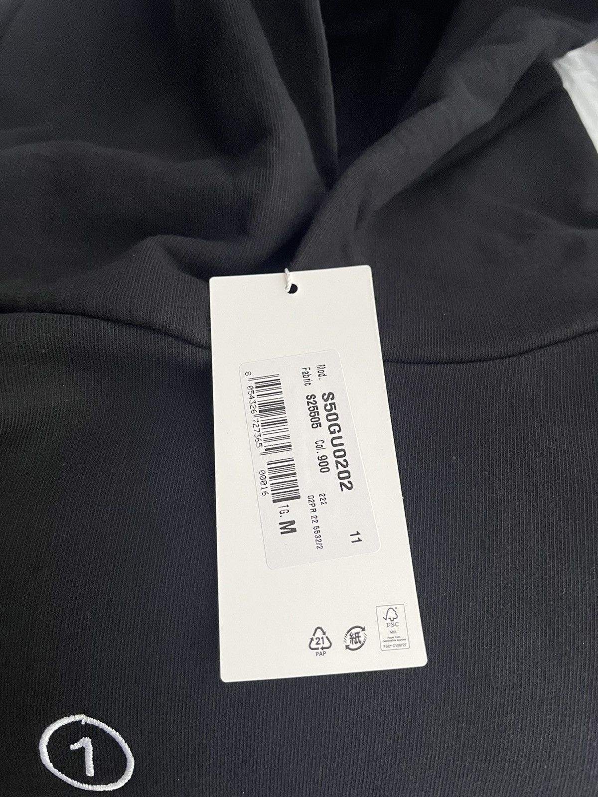 Maison Margiela Maison margiela hoodie black boxy Size US M / EU 48-50 / 2 - 4 Thumbnail