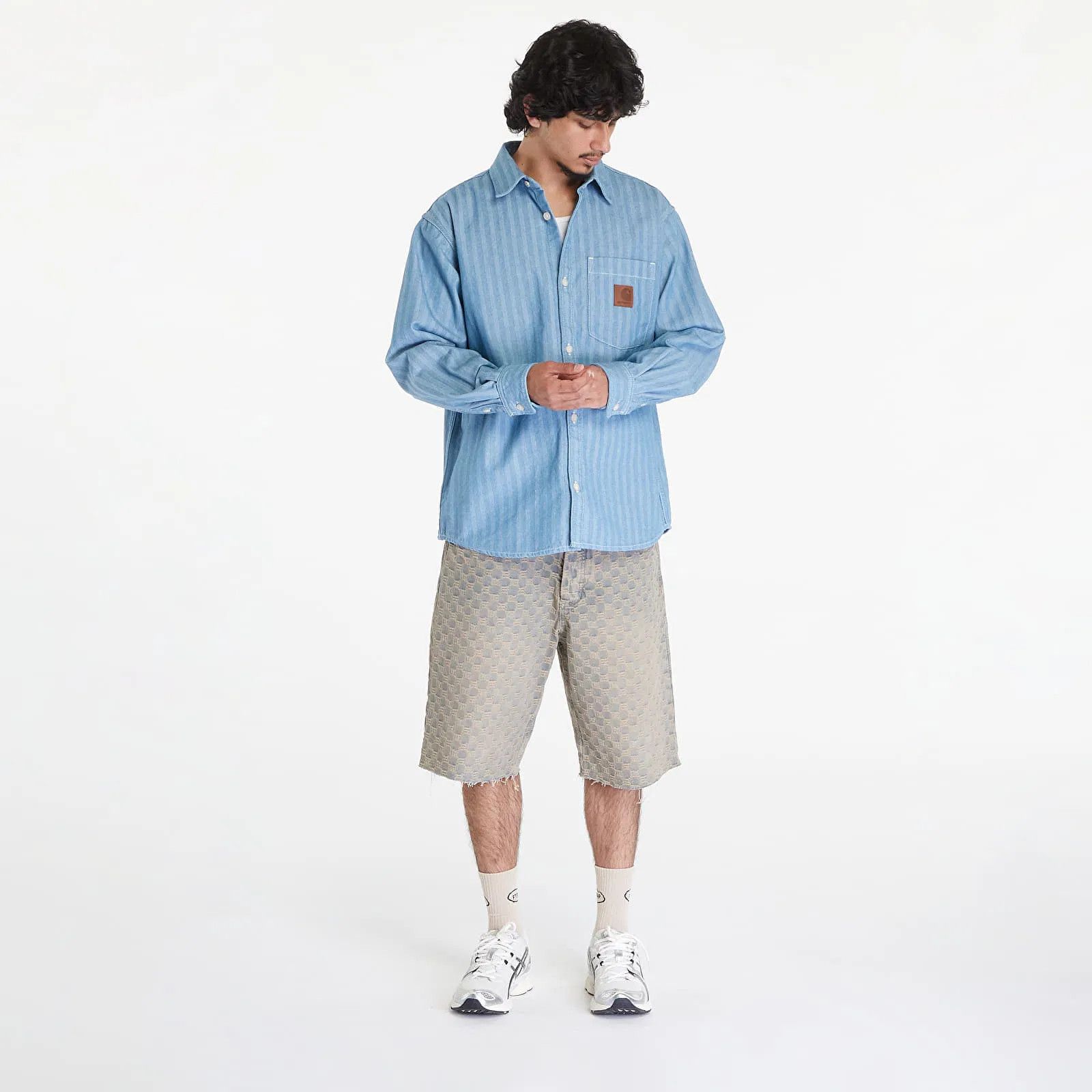 Carhartt Wip o1h1sh11224 Menard Shirt in Rinsed Blue Size US S / EU 44-46 / 1 - 3 Thumbnail